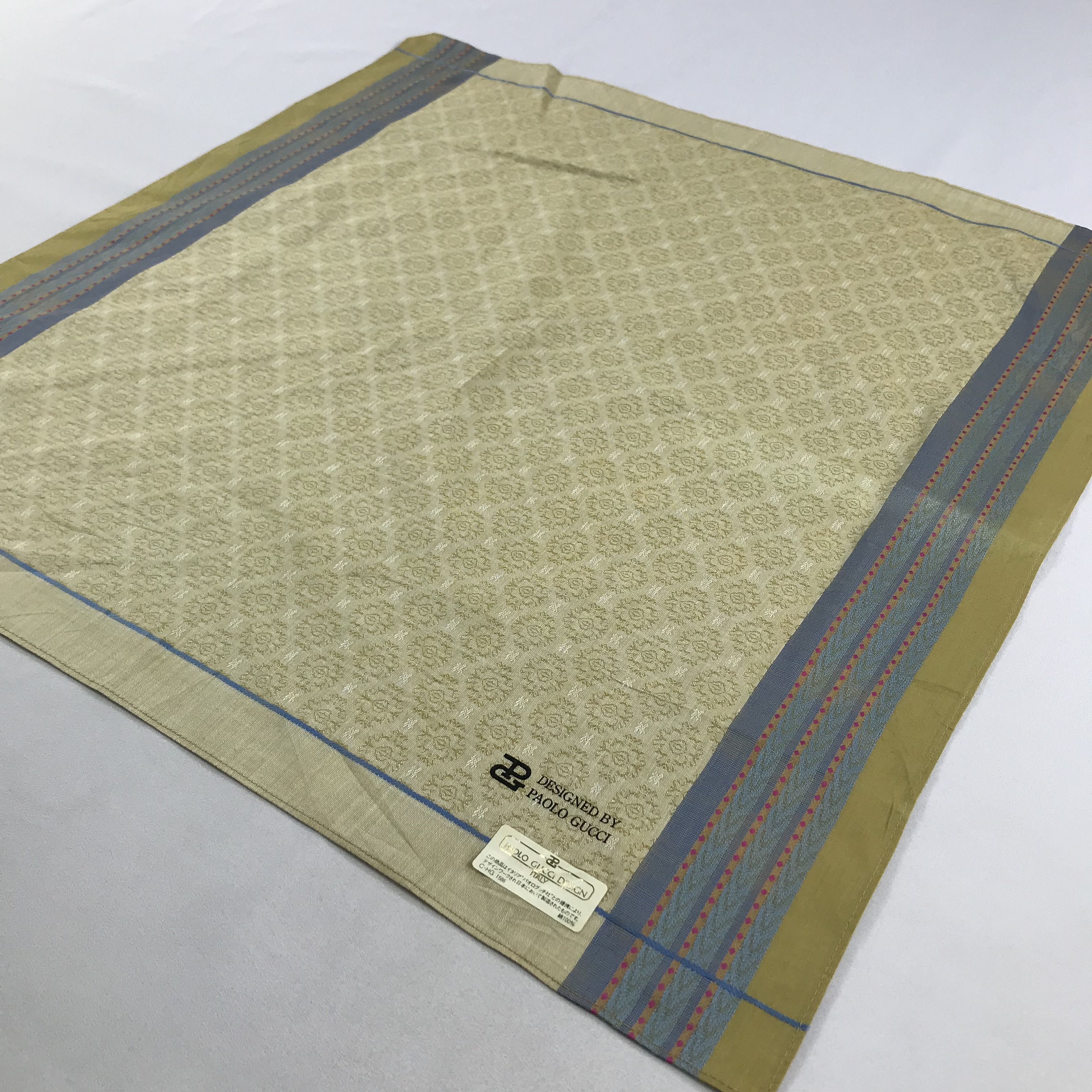 Paolo Gucci × Vintage Paolo Gucci Bandana / Handkerchief / Neckerchief -S2704 Size ONE SIZE - 2 Thumbnail