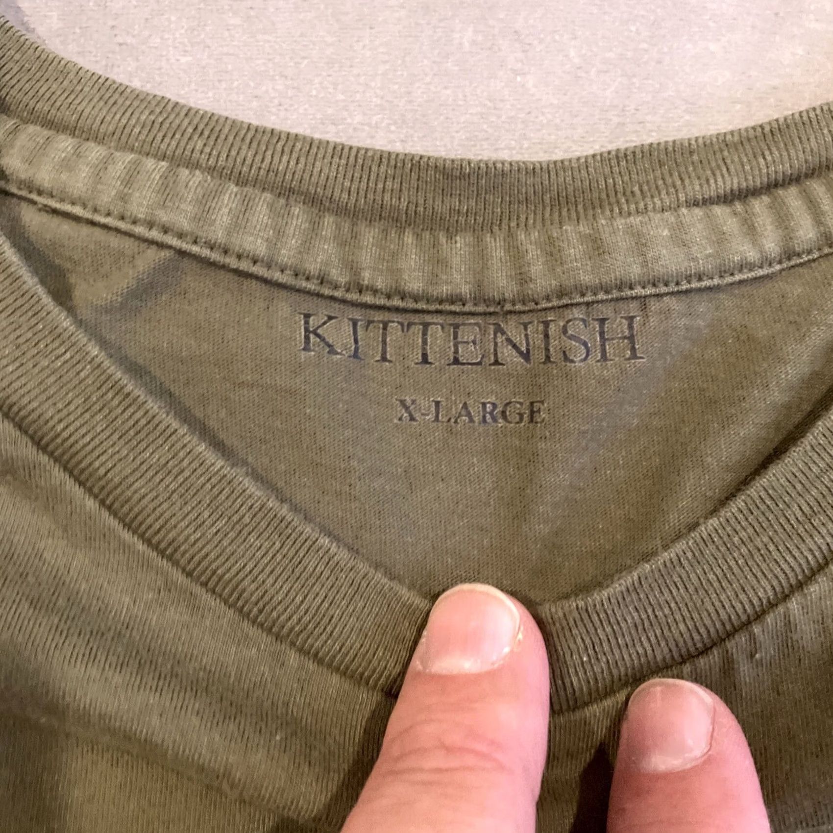 Vintage Kittenish T-Shirt New York Jets Eric Decker DECKERS DOGS Crew Neck Short Sleeve Size XL Green Mens Size US XL / EU 56 / 4 - 4 Thumbnail