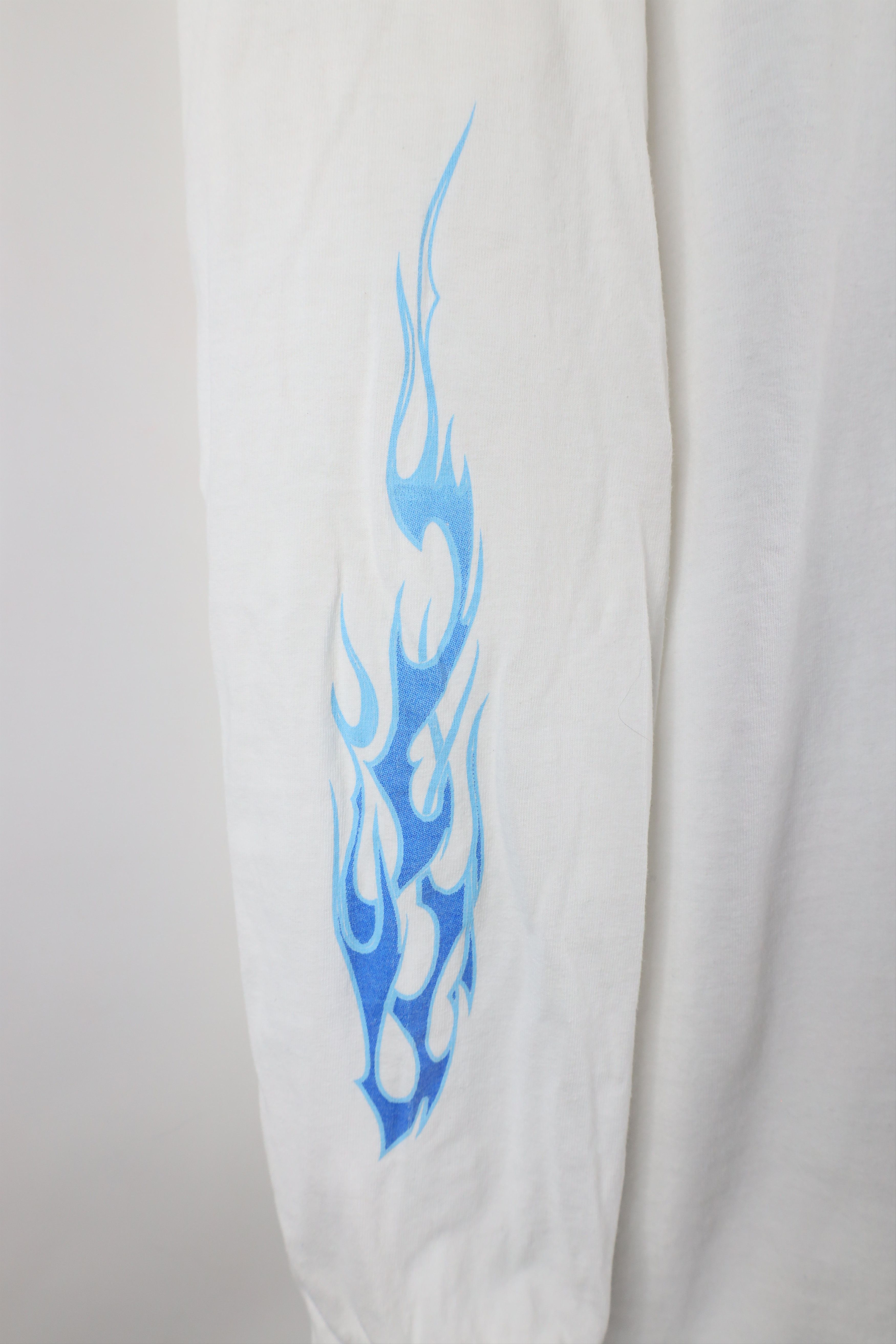 Vintage Vintage Y2K Powerade Fire Flames Racing Long Sleeve T-Shirt Size US L / EU 52-54 / 3 - 4 Thumbnail