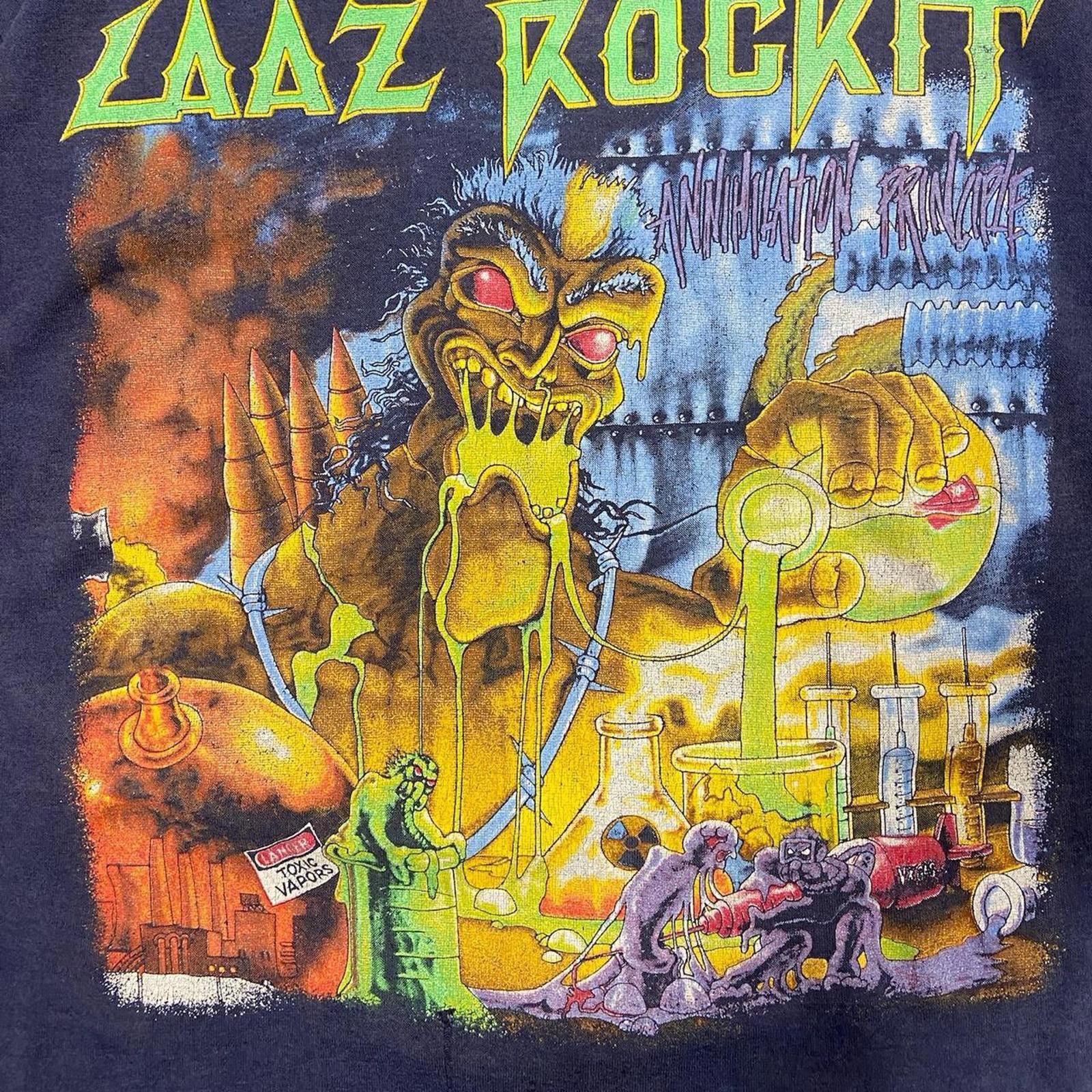 Band Tees 1989 Laaz Rocket Thrash Metal Band Tee Size US L / EU 52-54 / 3 - 3 Thumbnail
