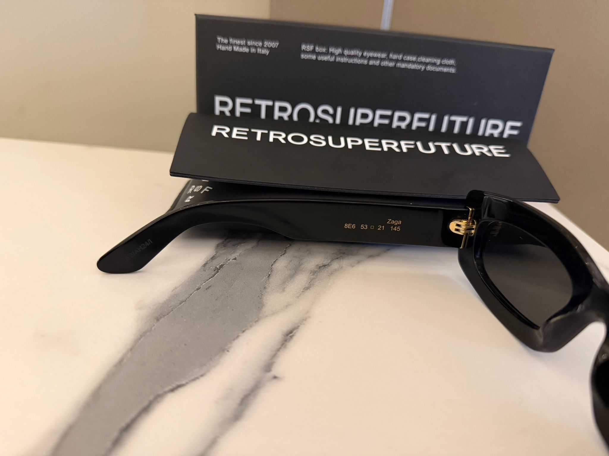 Retrosuperfuture RETROSUPERFUTURE Zaga Sunglasses - Black - NEW Size ONE SIZE - 4 Thumbnail