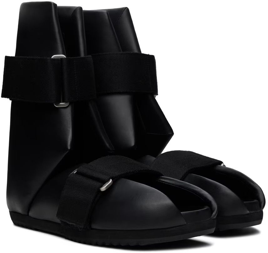 Rick Owens o1s1v1n0724 Sandals in Black Size US 11 / EU 44 - 4 Thumbnail