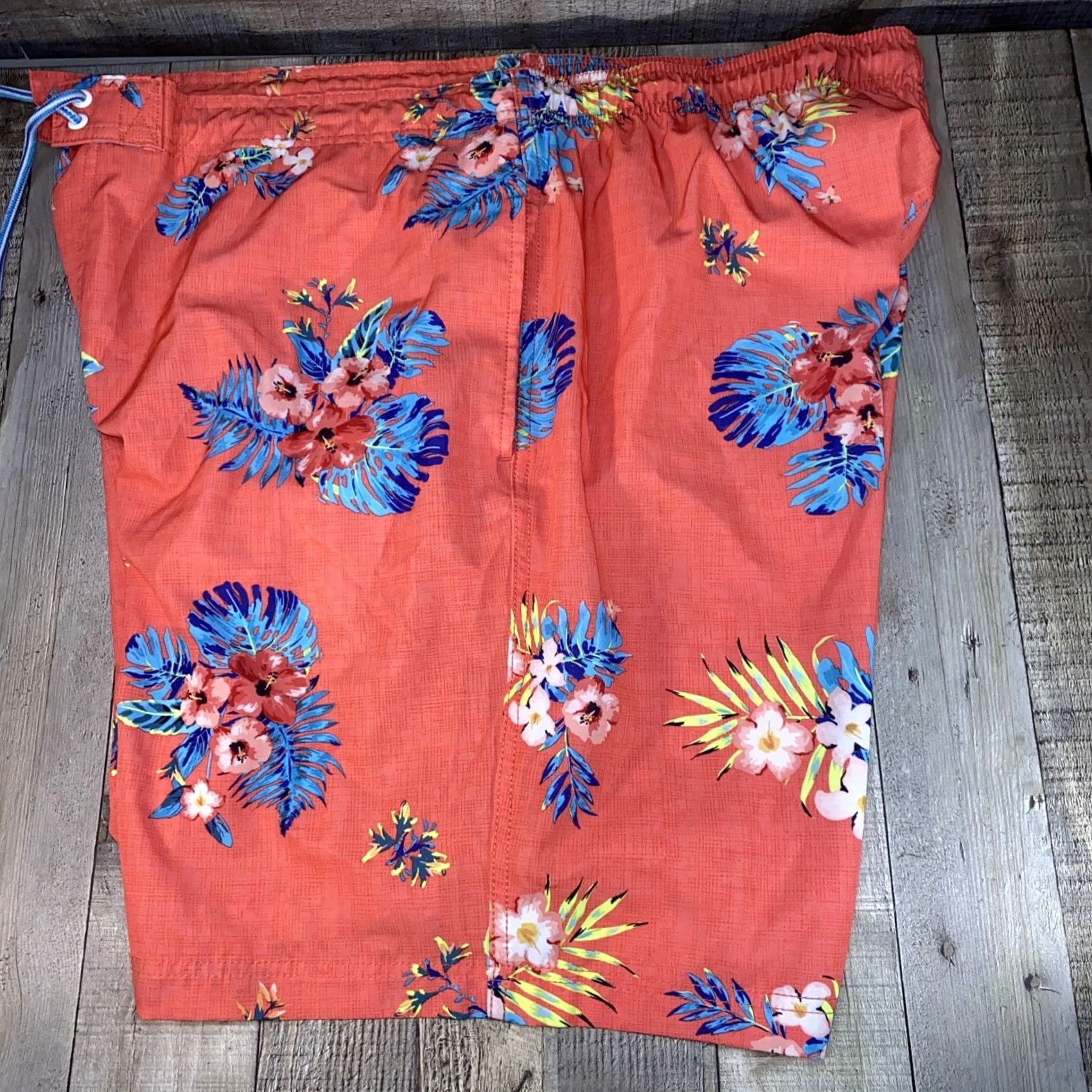Pinko PINK Men Swim Trunks Floral Blue Pink 46 Big & Tall Beach Pattern Bottom Men Size US 30 / EU 46 - 3 Thumbnail
