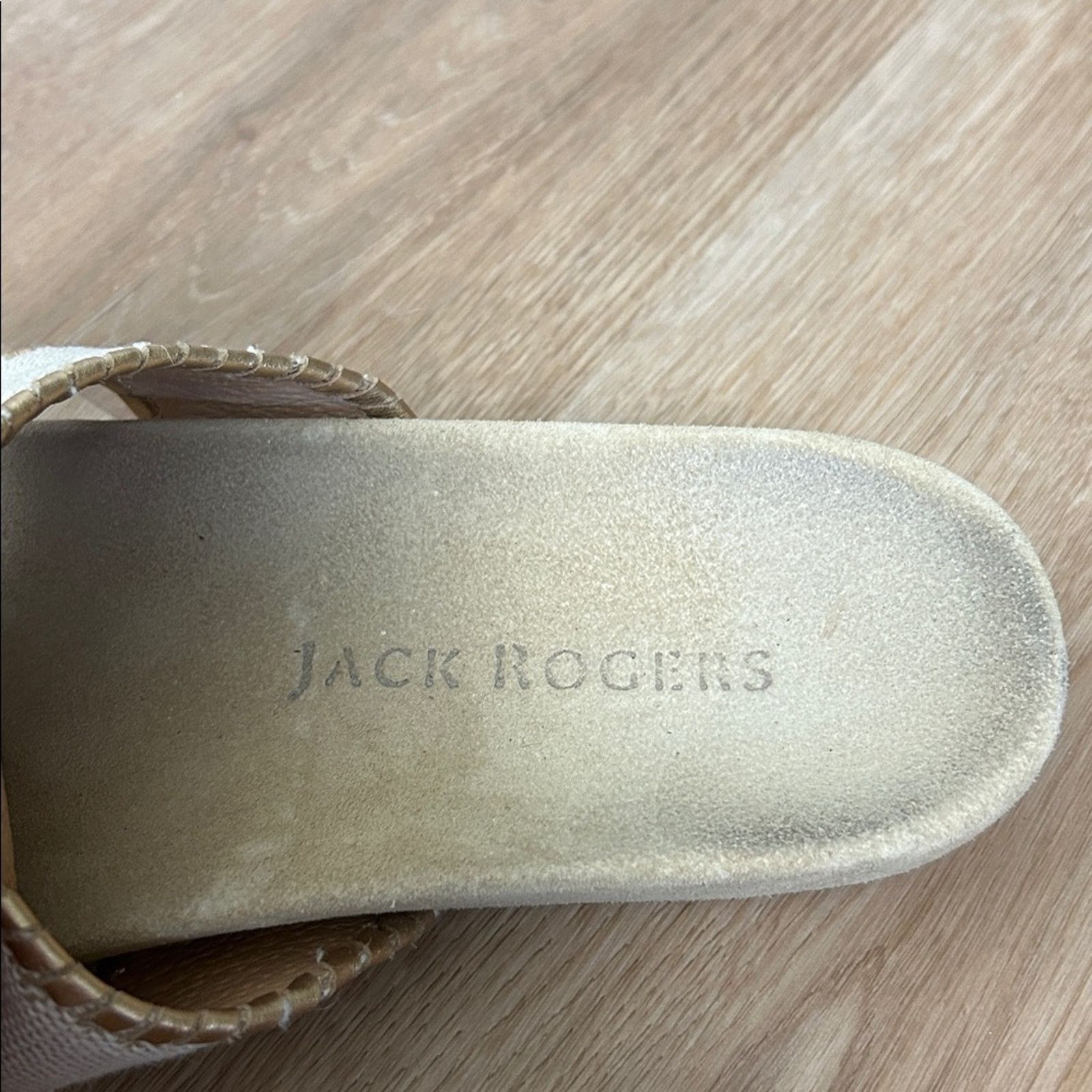 Jack Rogers Jack Rogers Embroidered Beach Scene Sandals Size US 8.5 / IT 38.5 - 4 Thumbnail