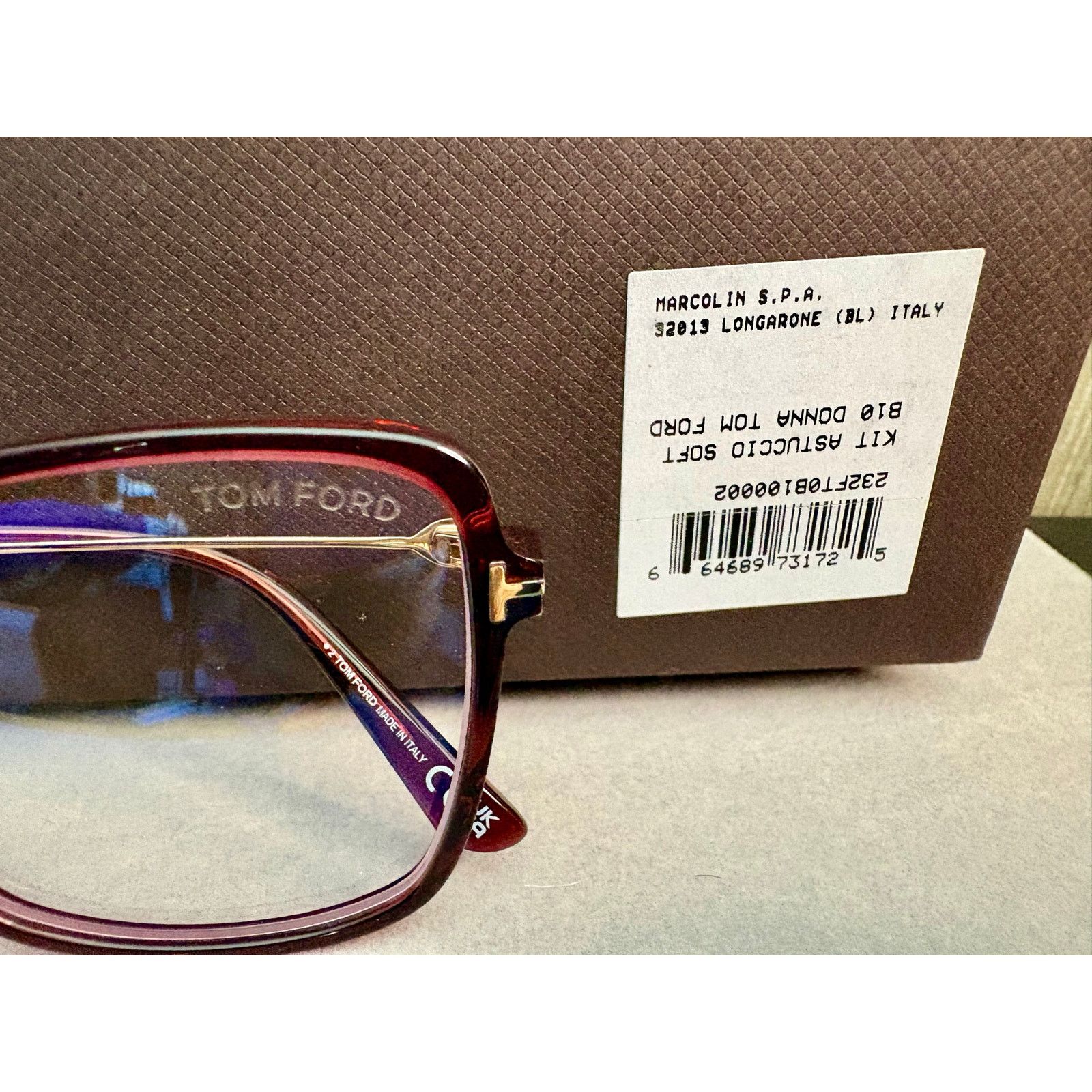 Tom Ford New Tom Ford Butterfly Blue Light Blockers Eyeglasses Size ONE SIZE - 2 Thumbnail