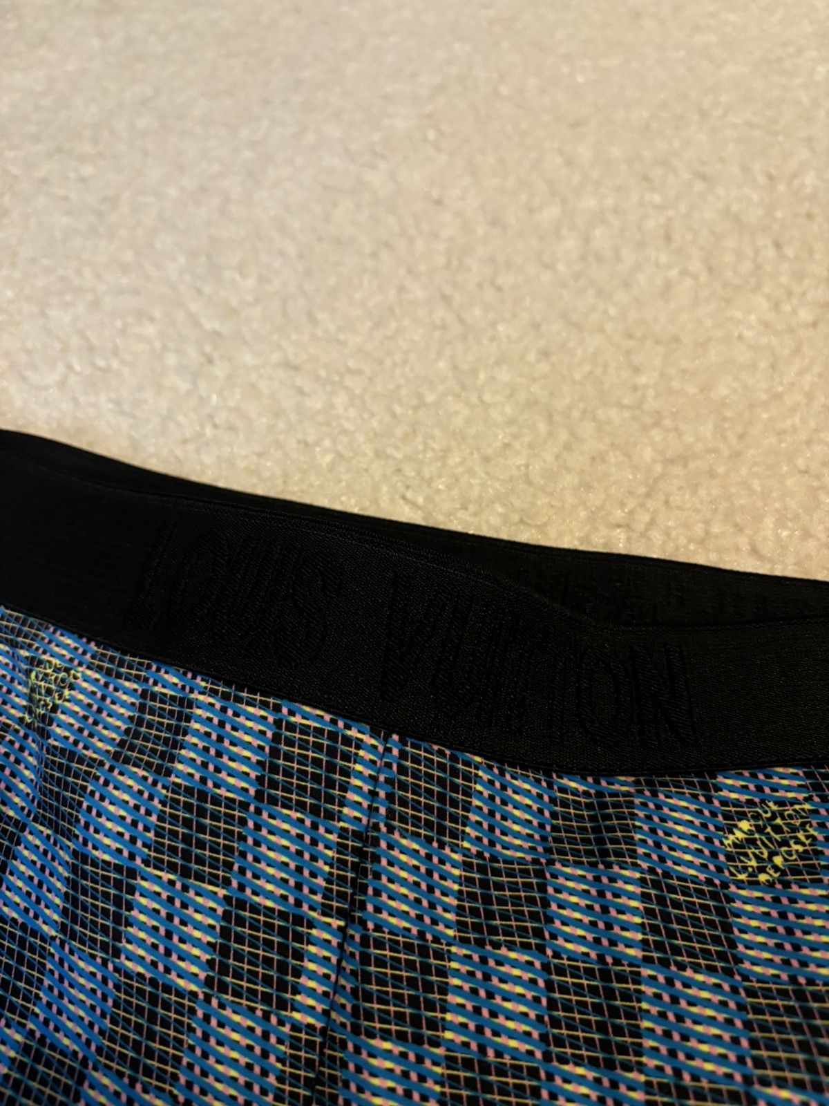Louis Vuitton Louis Vuitton Damier Technical Track Pants Blue Black Size 26" / US 2 / IT 38 - 4 Thumbnail