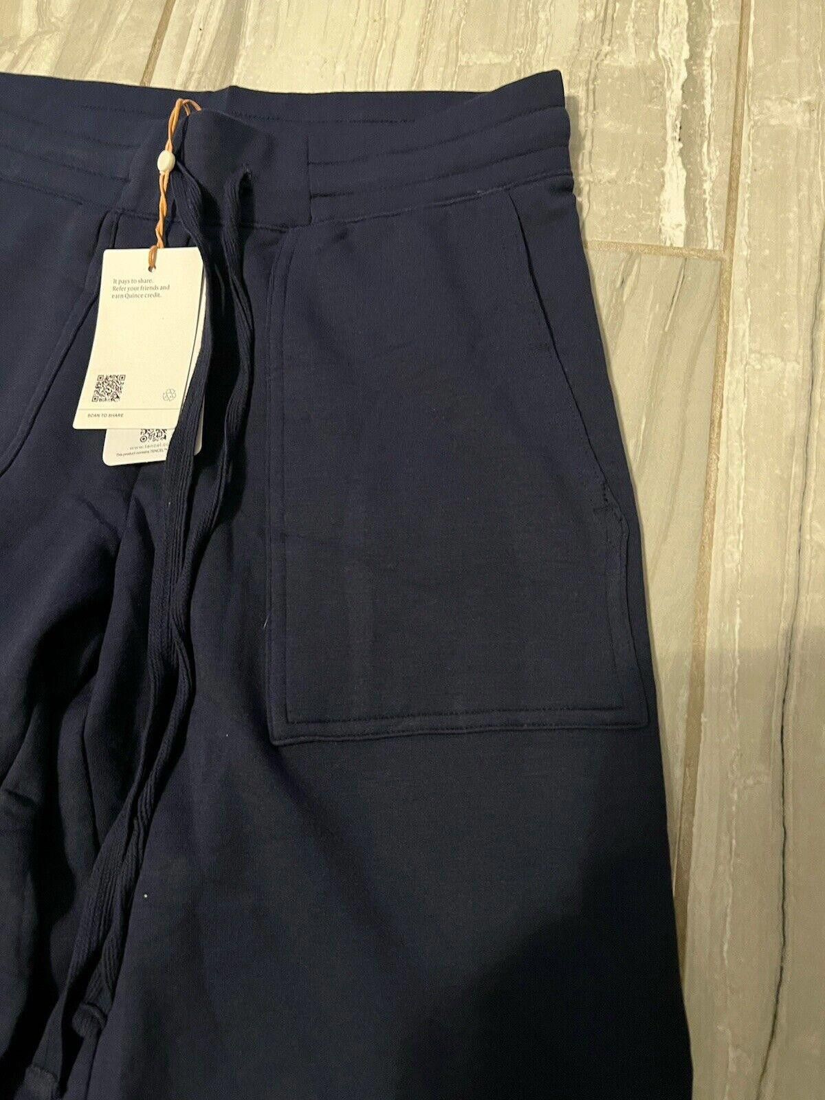 Designer Quince Woman’s Cropped Pants NWT Navy Size 26" / US 2 / IT 38 - 2 Thumbnail
