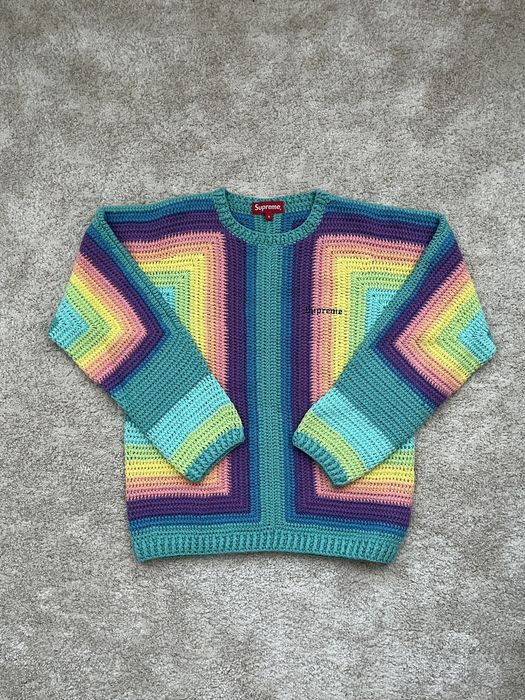 Supreme Supreme Hand Crocheted Sweater | Grailed