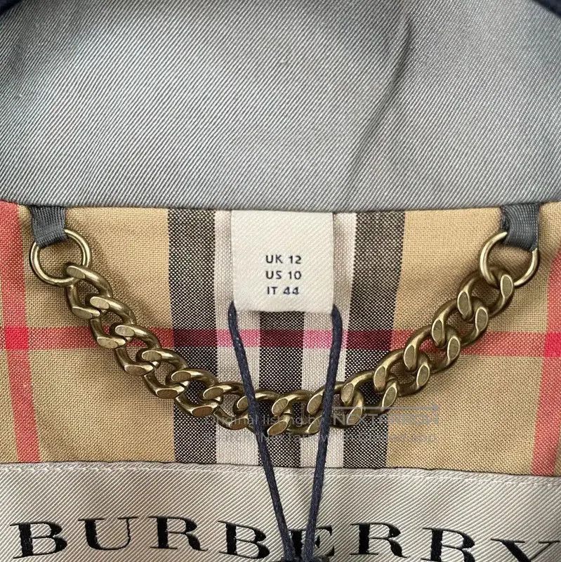 Burberry Burberry Green Cotton Waist Tie Trench Coat. Size XL / US 12-14 / IT 48-50 - 5 Thumbnail