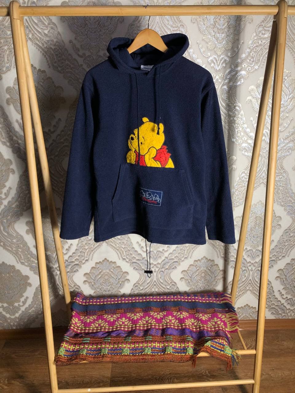 Disney × Vintage VERY RARE DISNEY FLEECE HOODIE BIG LOGO DESIGNER BEAR 90s Size US M / EU 48-50 / 2 - 1 Thumbnail