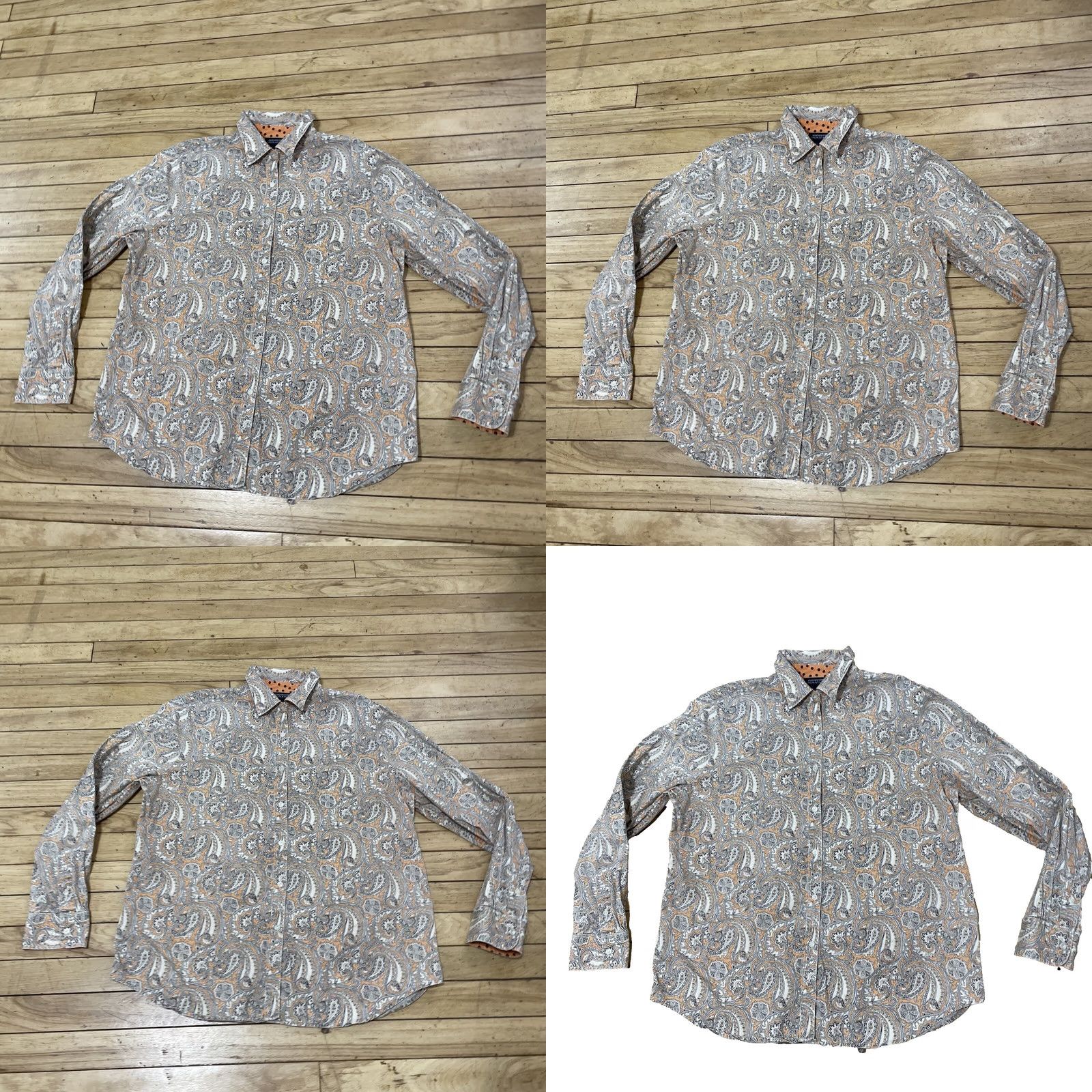 Jones New York Jones New York Signature Paisley Shirt Women L Western Pink Floral Button-Up Top Size M / US 6-8 / IT 42-44 - 10 Thumbnail