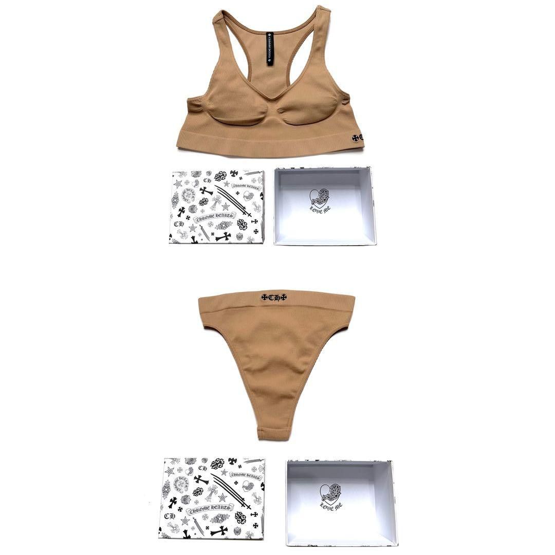 Chrome Hearts CHROME HEARTS Rib Top Sports Bra/ Underwear Set S Size ONE SIZE - 1 Thumbnail