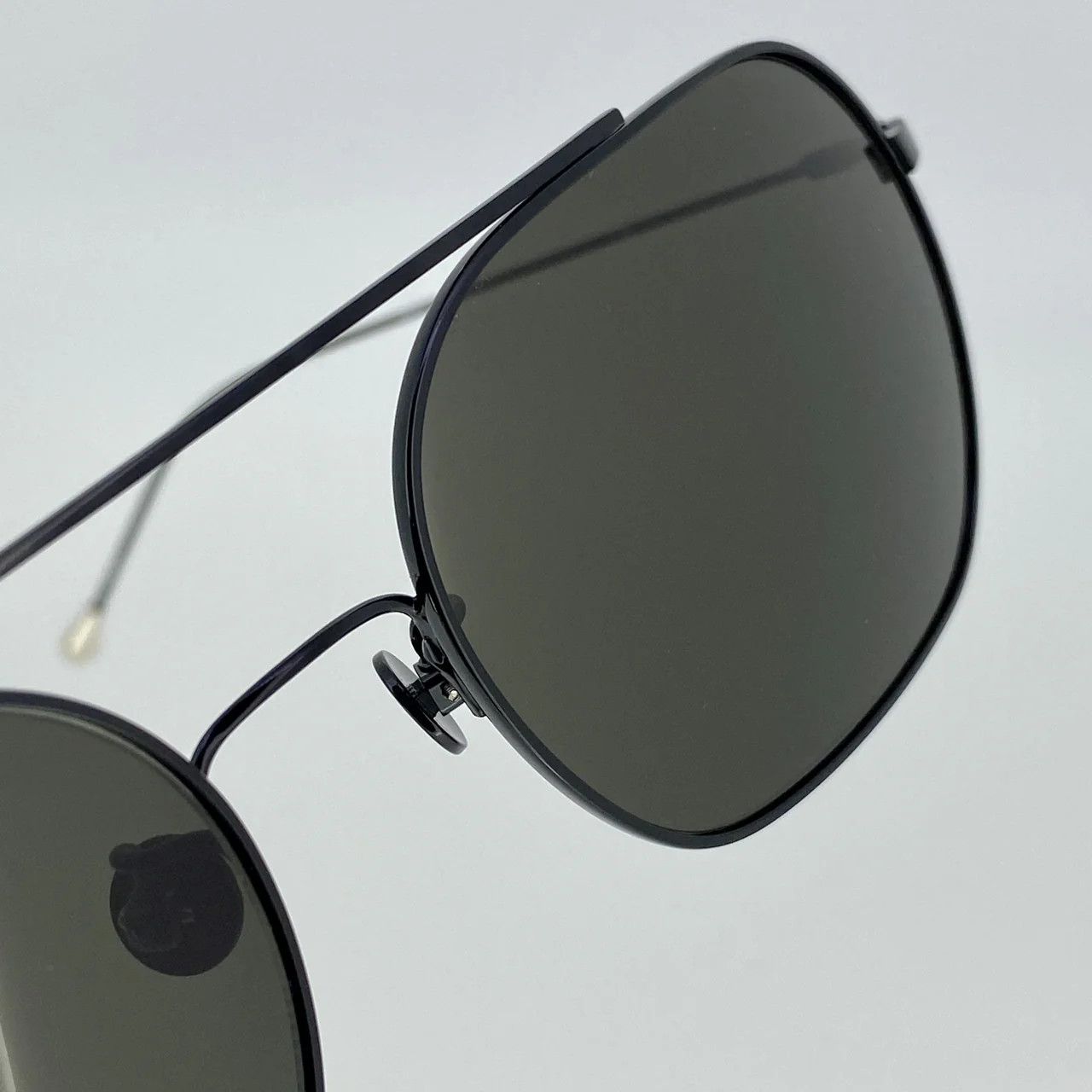 Ann Demeulemeester Ann Demeulemeester Sunglasses Shiny Black and Grey Size ONE SIZE - 4 Thumbnail