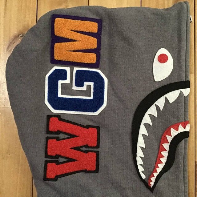 Bape BAPE Crazy color shark full zip hoodie a bathing ape Size US L / EU 52-54 / 3 - 4 Thumbnail
