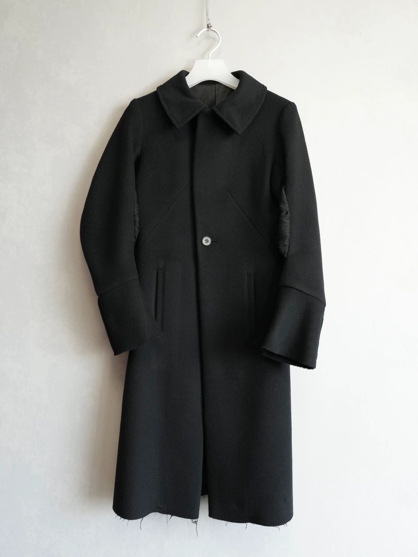 Yohji Yamamoto Yohji Yamamoto 95AW Runway Cut Raw Hem Coat S Size S / US 4 / IT 40 - 3 Thumbnail