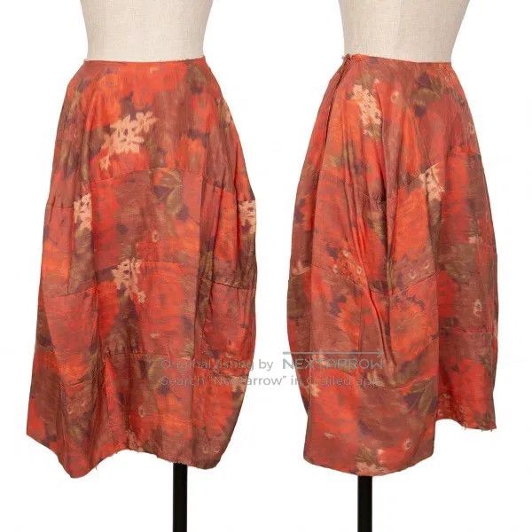 Comme des Garcons Comme des Garcons size XS Orange vintage pattern design sk Size 26" / US 2 / IT 38 - 1 Thumbnail