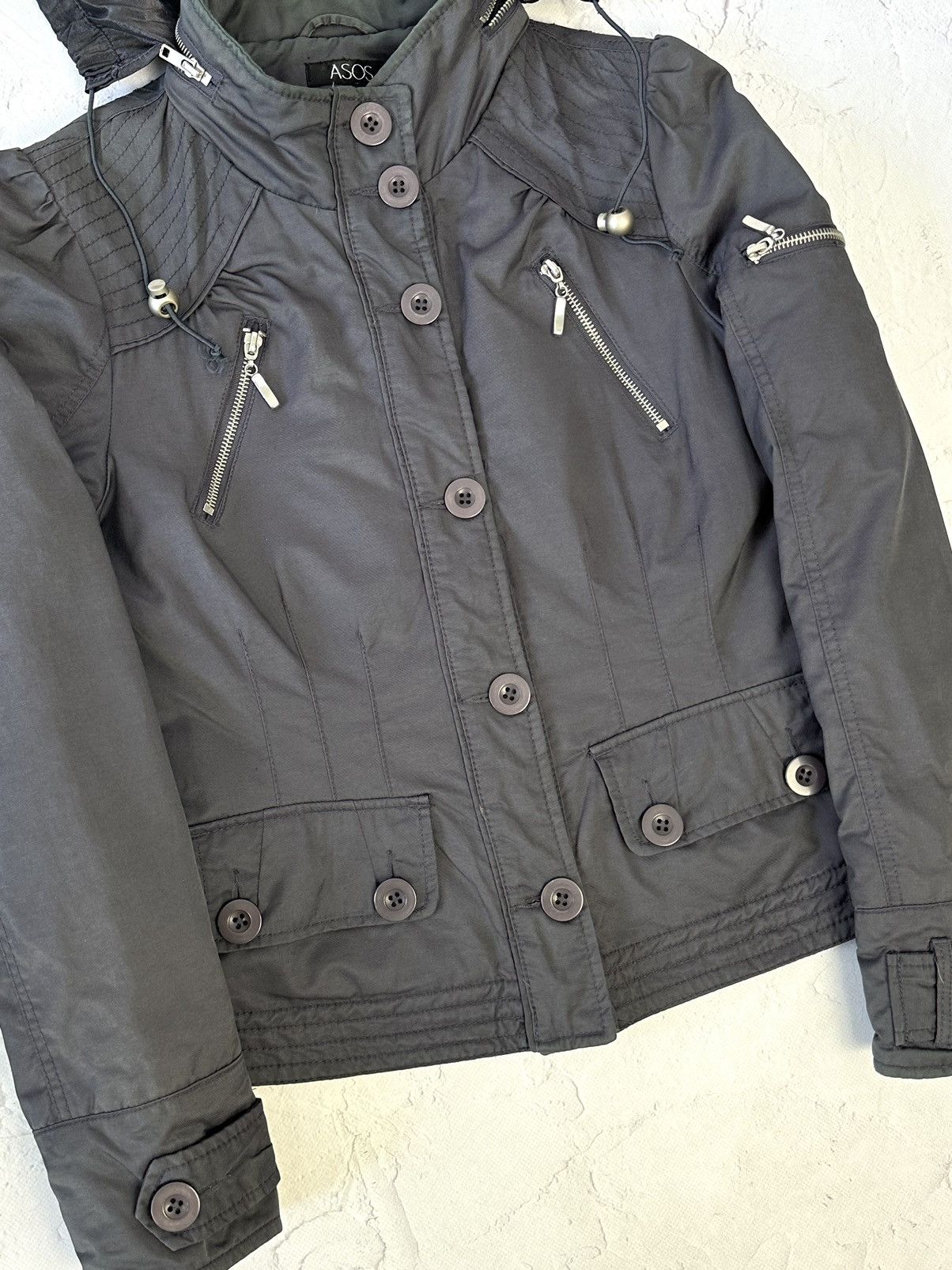 Beauty Beast × Japanese Brand × Vintage Y2K Vintage Buttons Embroidered Jacket Size L / US 10 / IT 46 - 3 Thumbnail