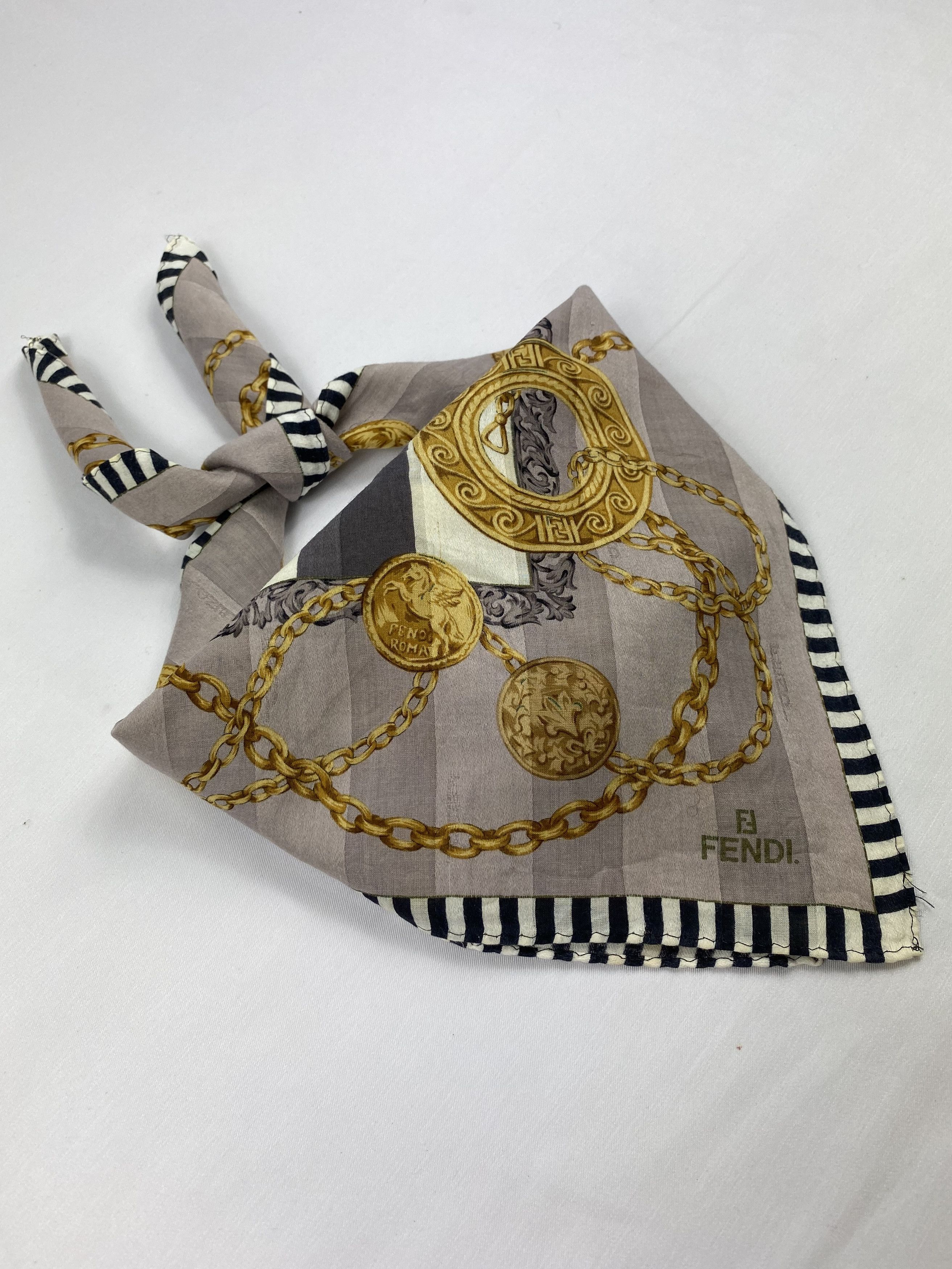 Vintage Fendi Handkerchief / Bandana / Neckerchief A932 Size ONE SIZE - 2 Thumbnail