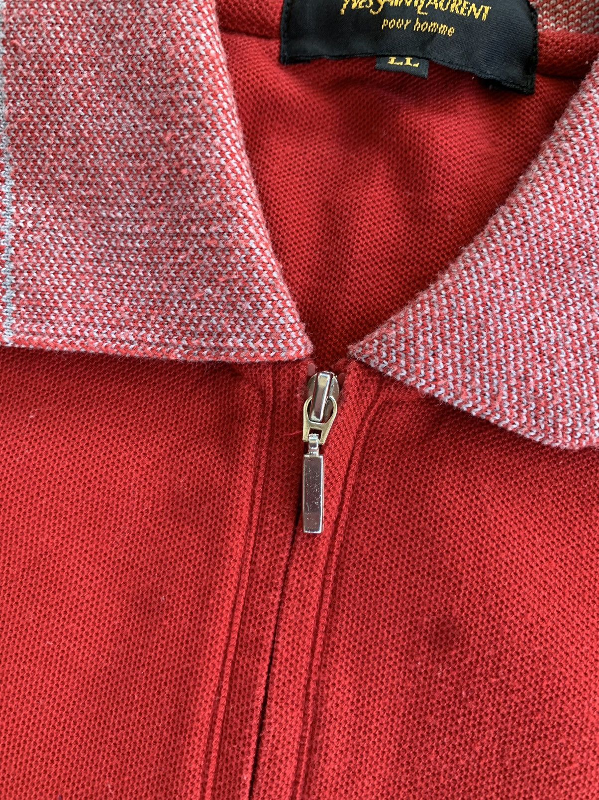 Yves Saint Laurent Yves Saint Lauren Pour Homme Red Longsleeve Shirt Size US L / EU 52-54 / 3 - 10 Thumbnail