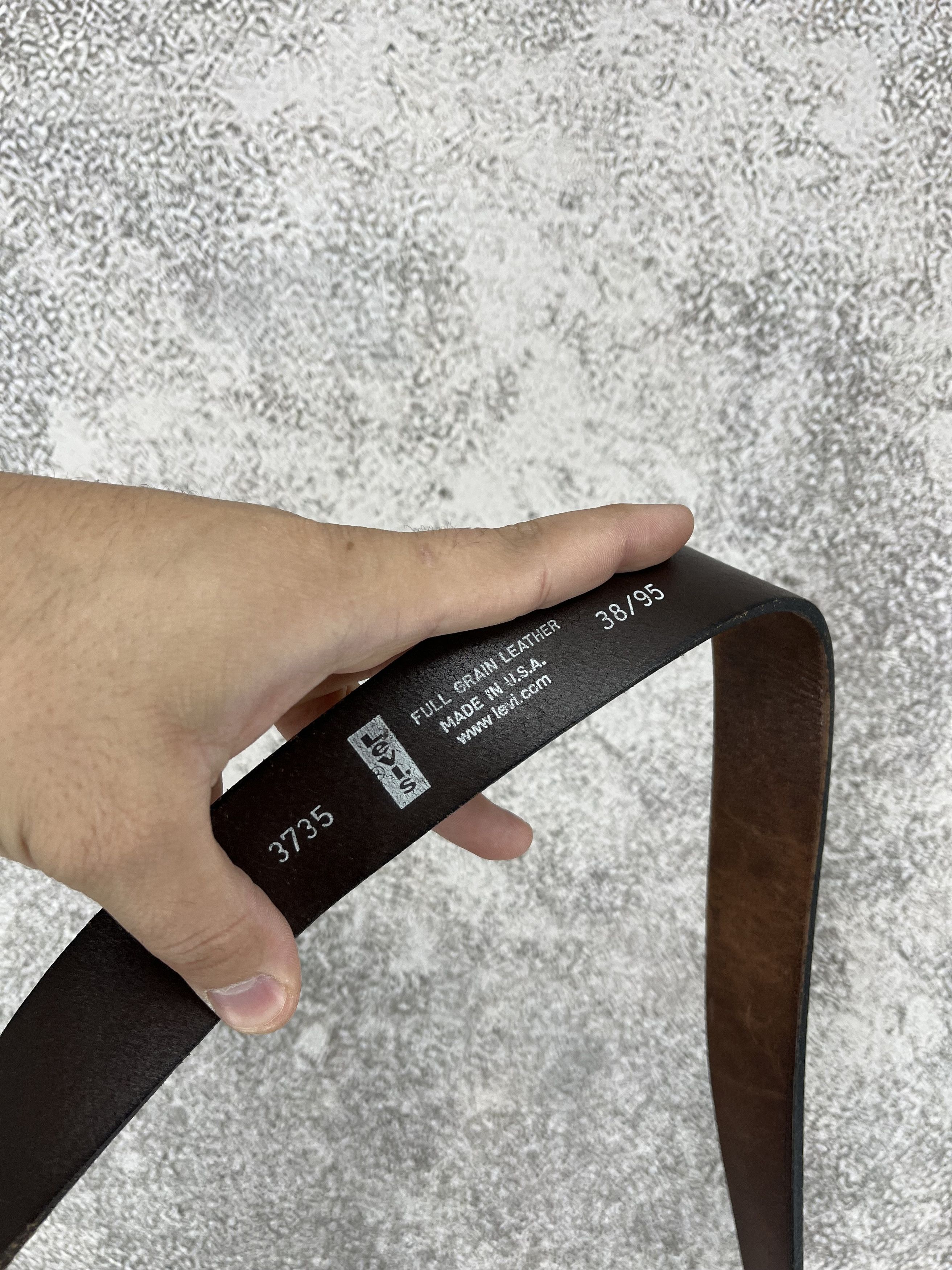 Diesel Vintage Y2K Diesel Belt Leather Metal Logo Japanese Size ONE SIZE - 10 Thumbnail