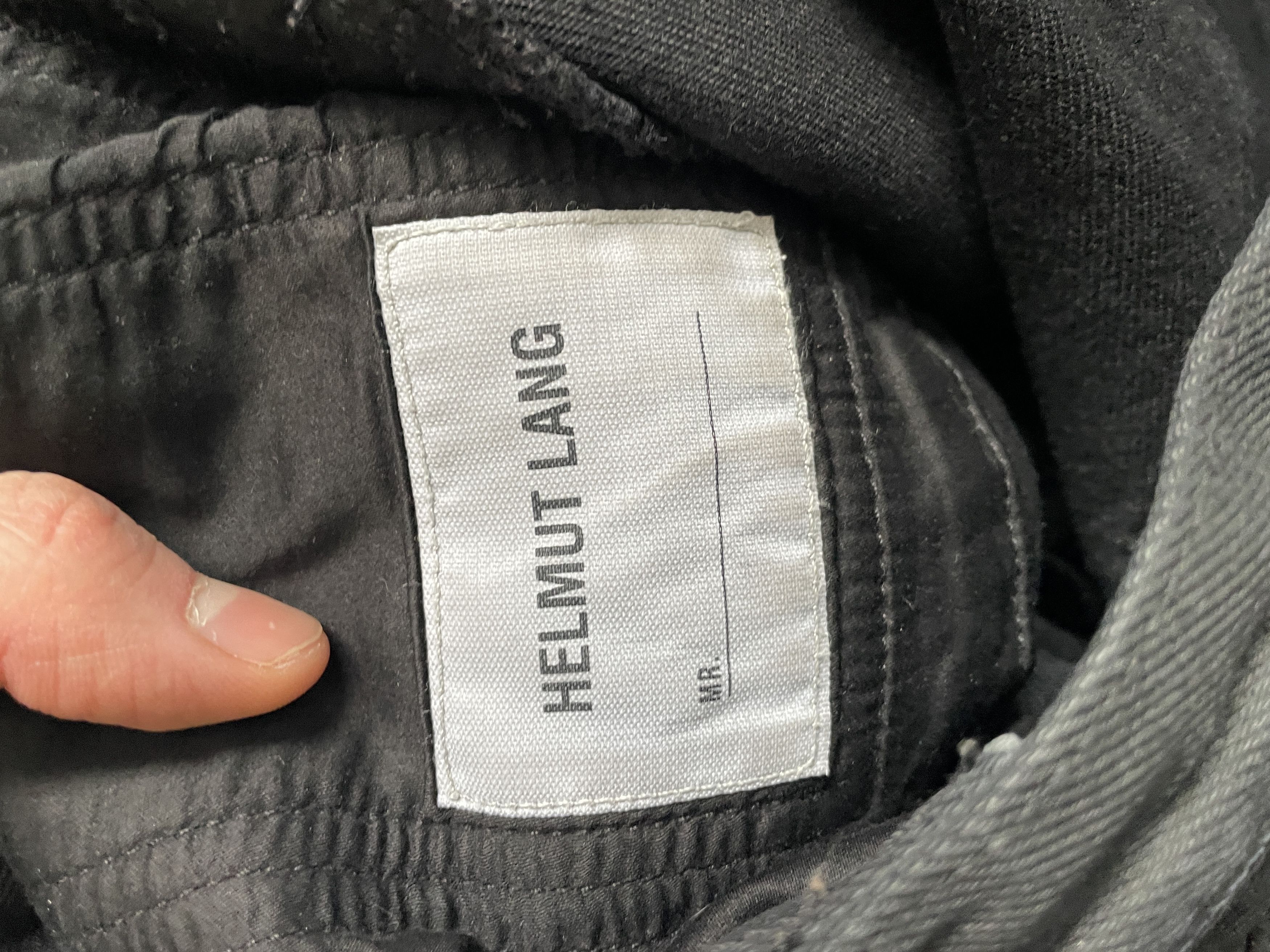 Helmut Lang HELMUT LANG HEAVY BLACK WAXED BIKER SLIM FIT JEANS Size US 32 / EU 48 - 9 Thumbnail