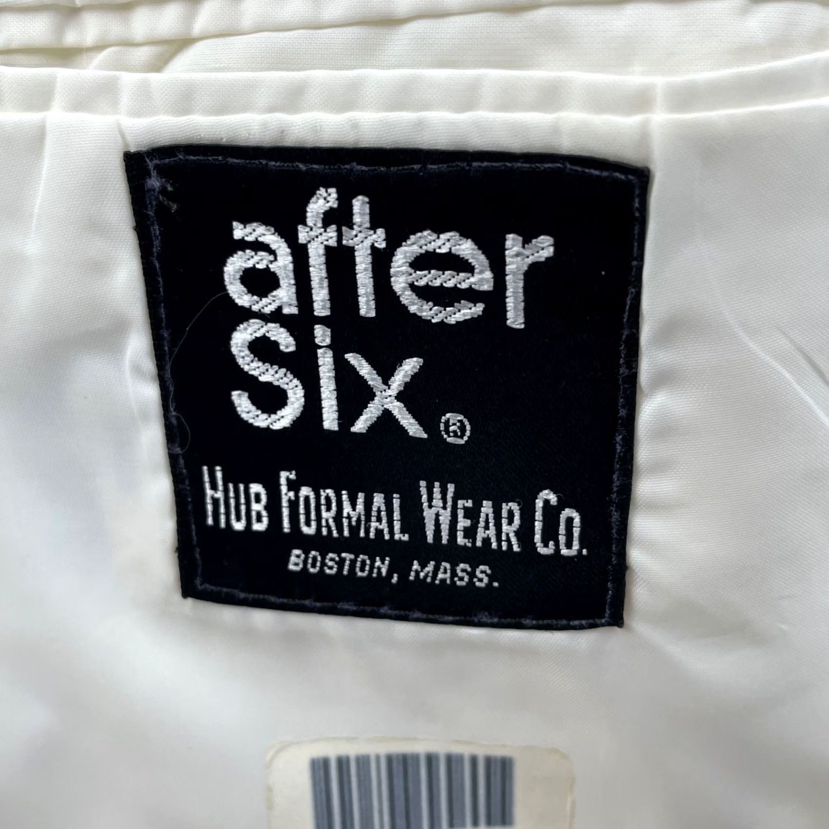 After Six VINTAGE After Six Tuxedo Jacket White Men's 54R Miami Vice USA Size 54R - 7 Thumbnail