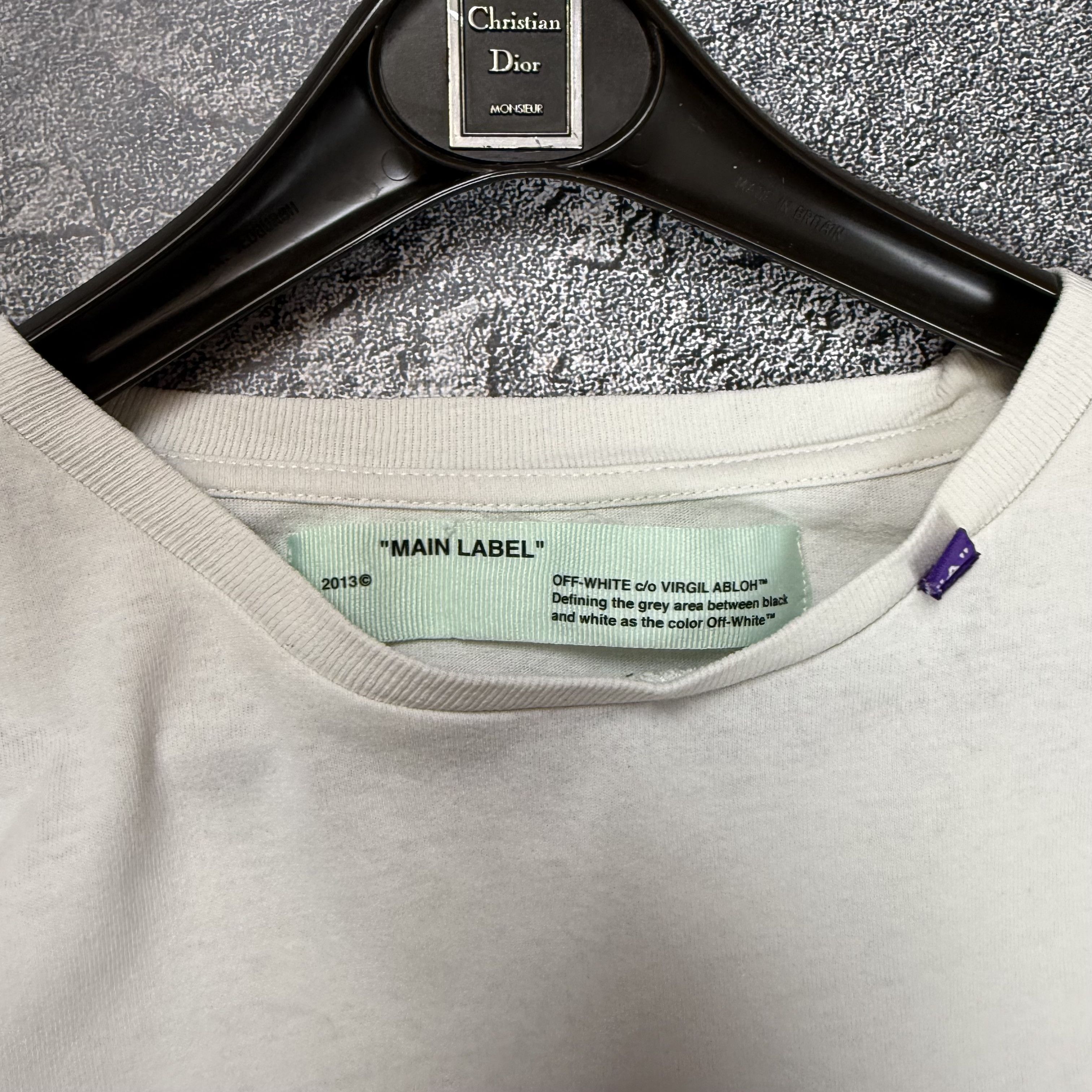 Off-White Off White Small Spell Out White Tee Virgil Abloh Size US S / EU 44-46 / 1 - 5 Thumbnail