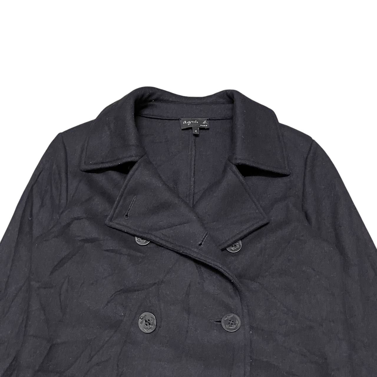 agnes b. Vintage Agnes B. Paris Wool Coat Size US S / EU 44-46 / 1 - 2 Thumbnail