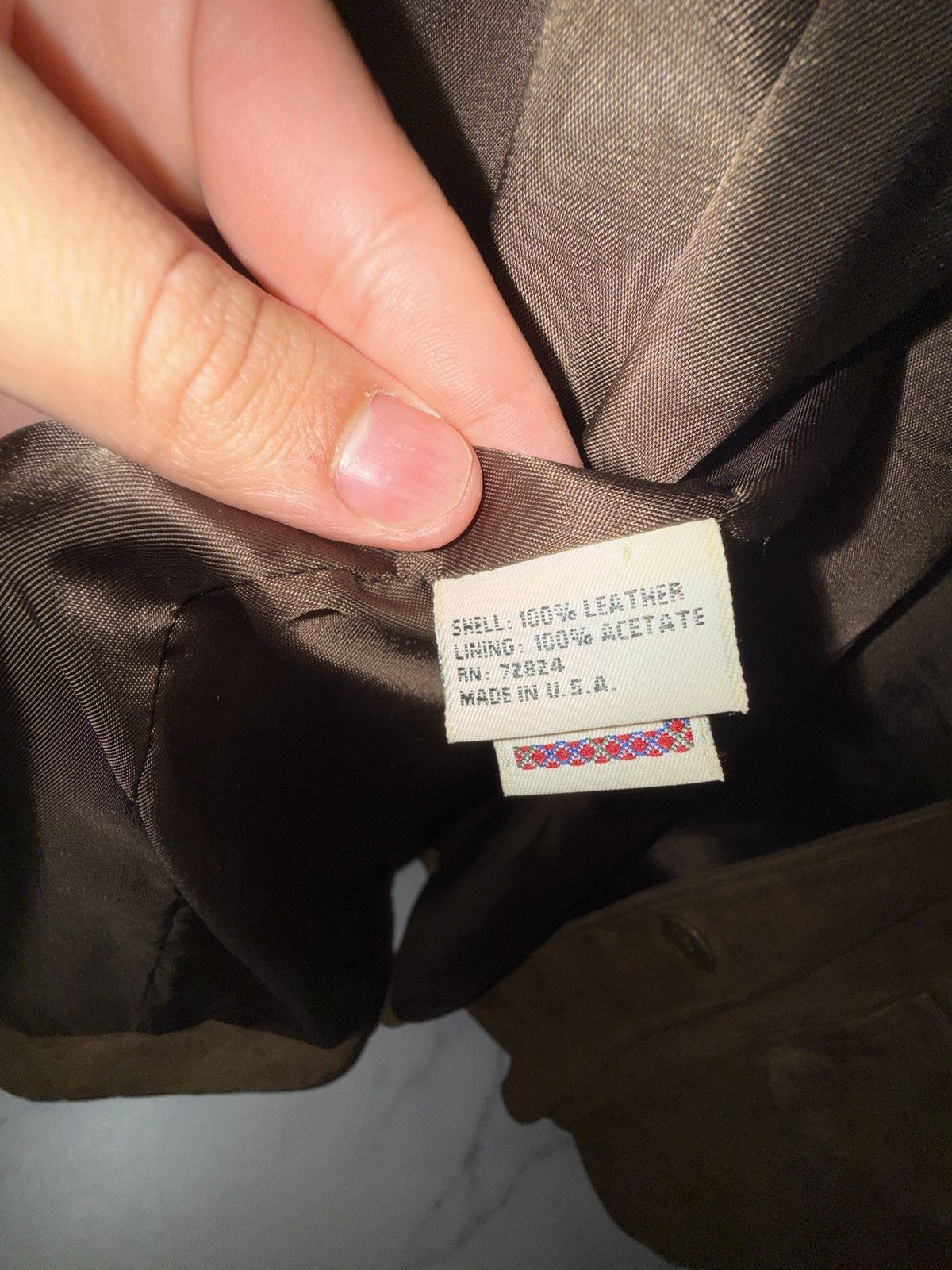 Burberrys vintage leather jacket