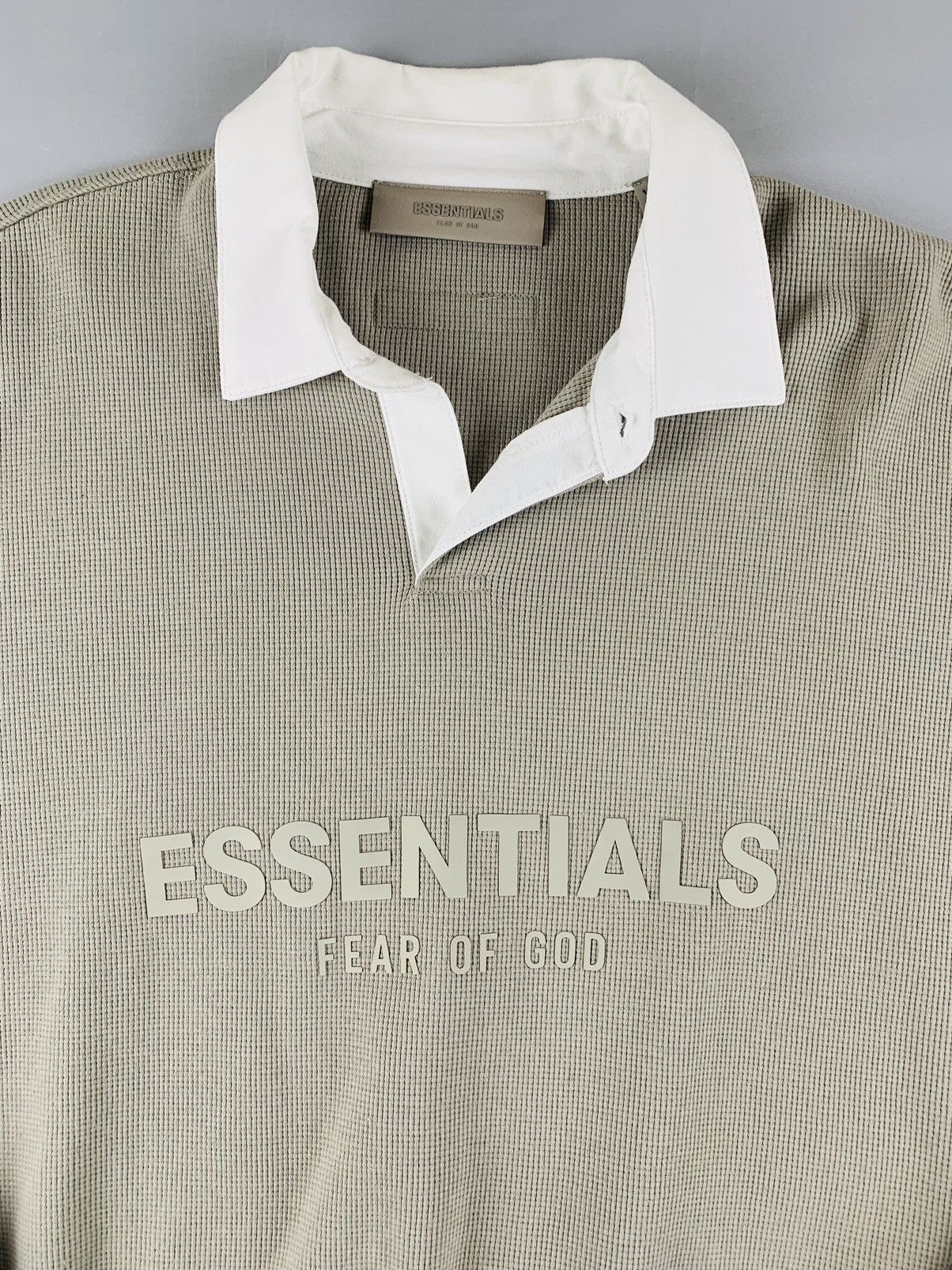 Fear of God Waffle Henley Rugby Seal color Size US XS / EU 42 / 0 - 2 Thumbnail