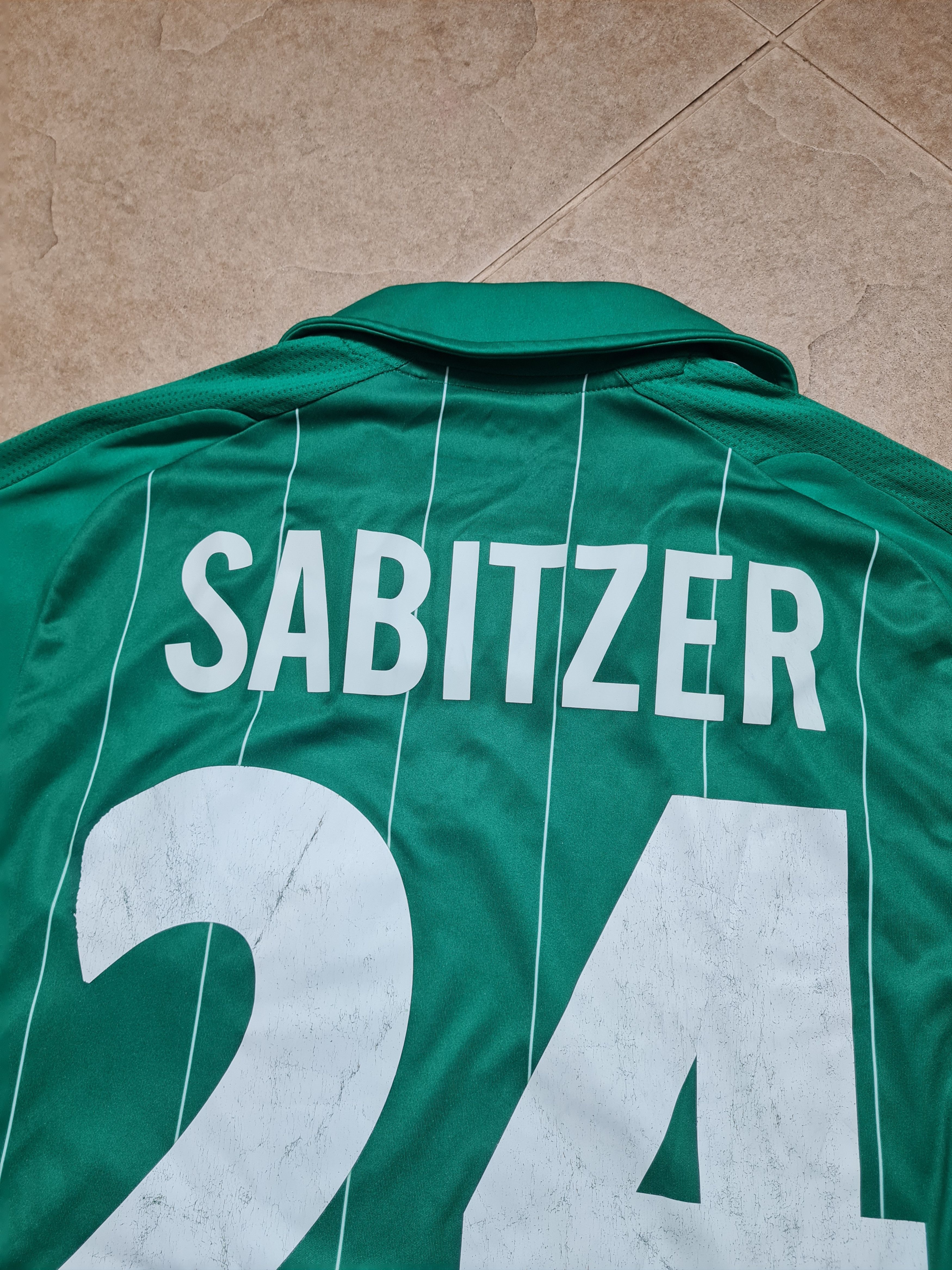 Adidas Adidas SK Rapid Wien Home Football Shirt SABITZER #24 Size US S / EU 44-46 / 1 - 20 Thumbnail