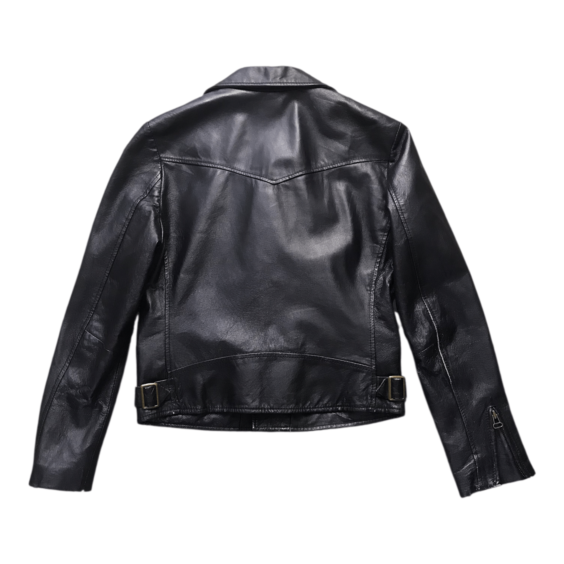 SHIPS Ship Leather Double collar Jacket Size US XS / EU 42 / 0 - 6 Thumbnail