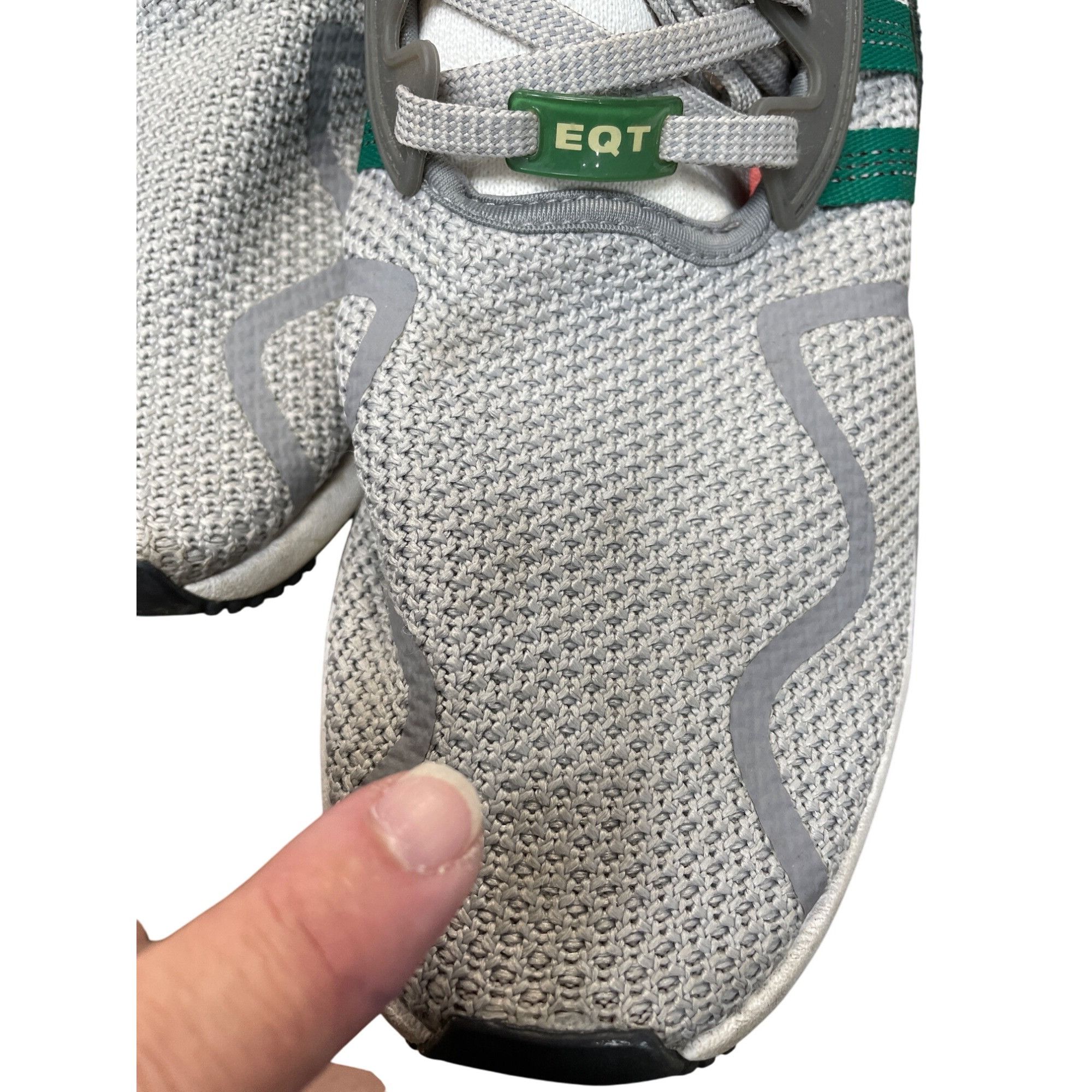 Adidas Adidas EQT Support mens Mid Gray green black sneakers sz 13 Size US 13 / EU 46 - 16 Thumbnail