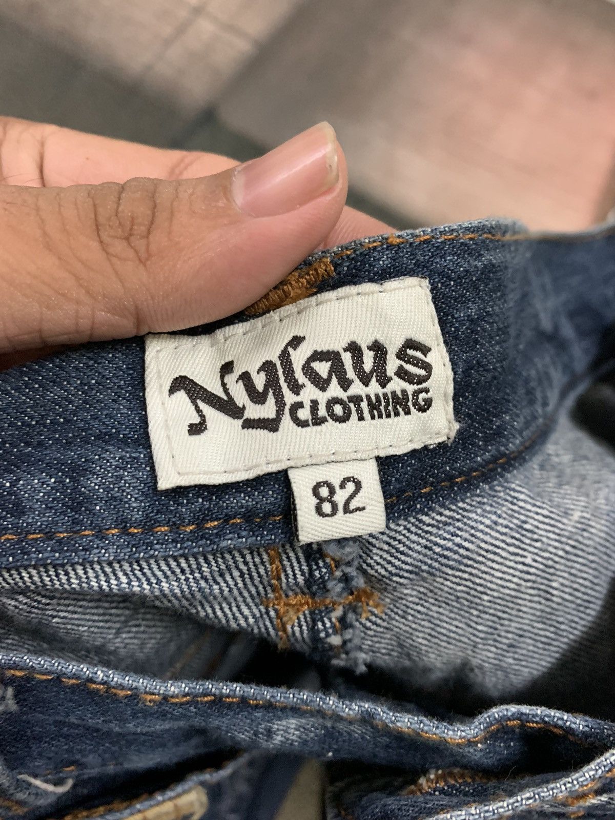 Hysteric Glamour RARE DOUBLE WAIST NYLAUS JEANS PUNK GOTH OPIUM SEDITIONARIES Size US 32 / EU 48 - 4 Thumbnail