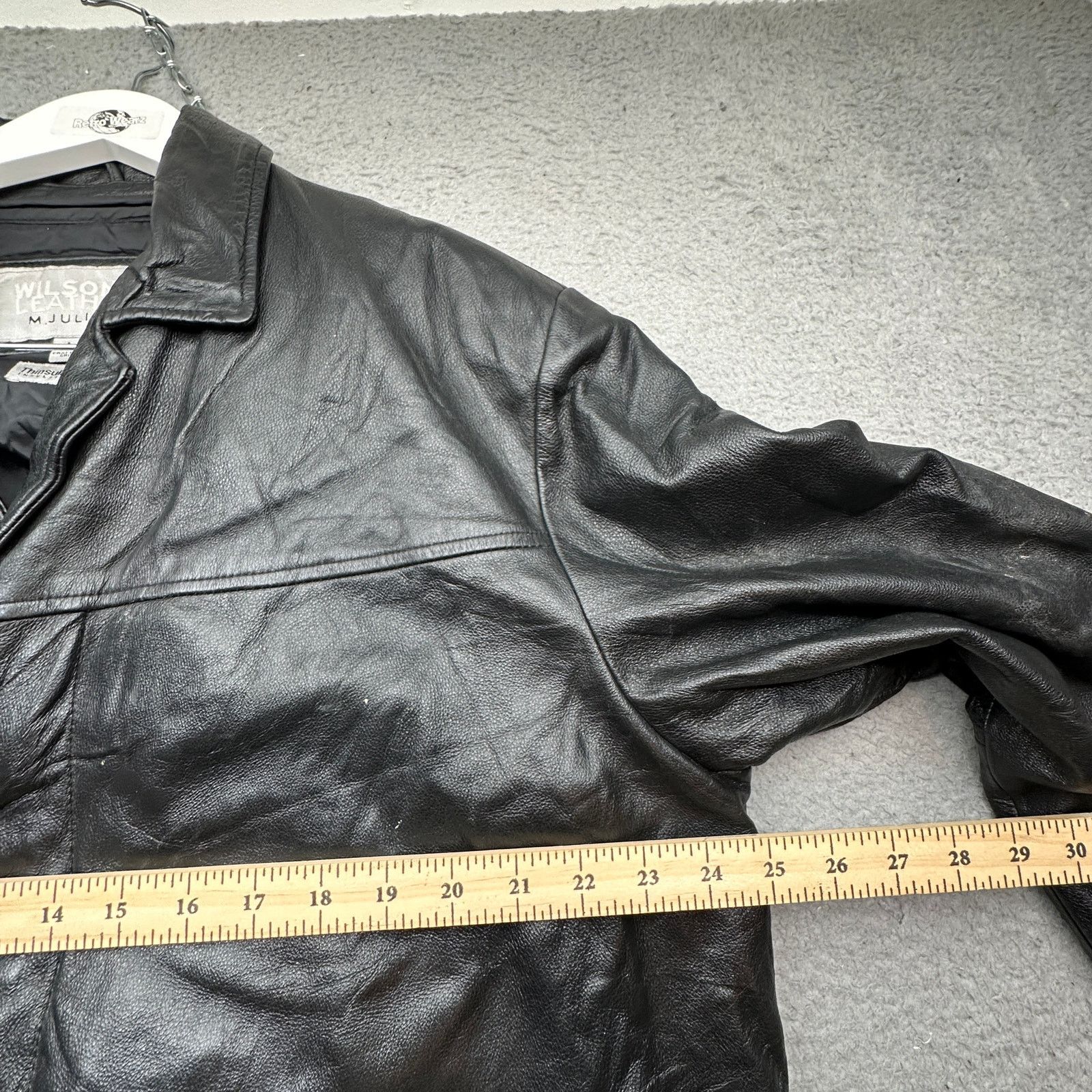 Wilsons Leather Wilsons Leather M Julian Leather Coat Thinsulate Insulated Size US L / EU 52-54 / 3 - 4 Thumbnail