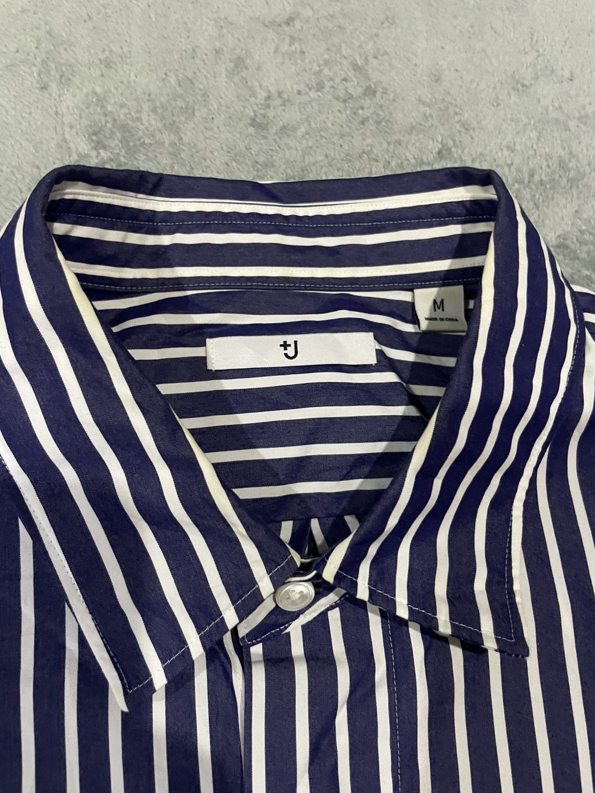 Jil Sander × Uniqlo Jil Sander x Uniqlo+J Supima Cottton Striped Shirt Size US M / EU 48-50 / 2 - 7 Thumbnail