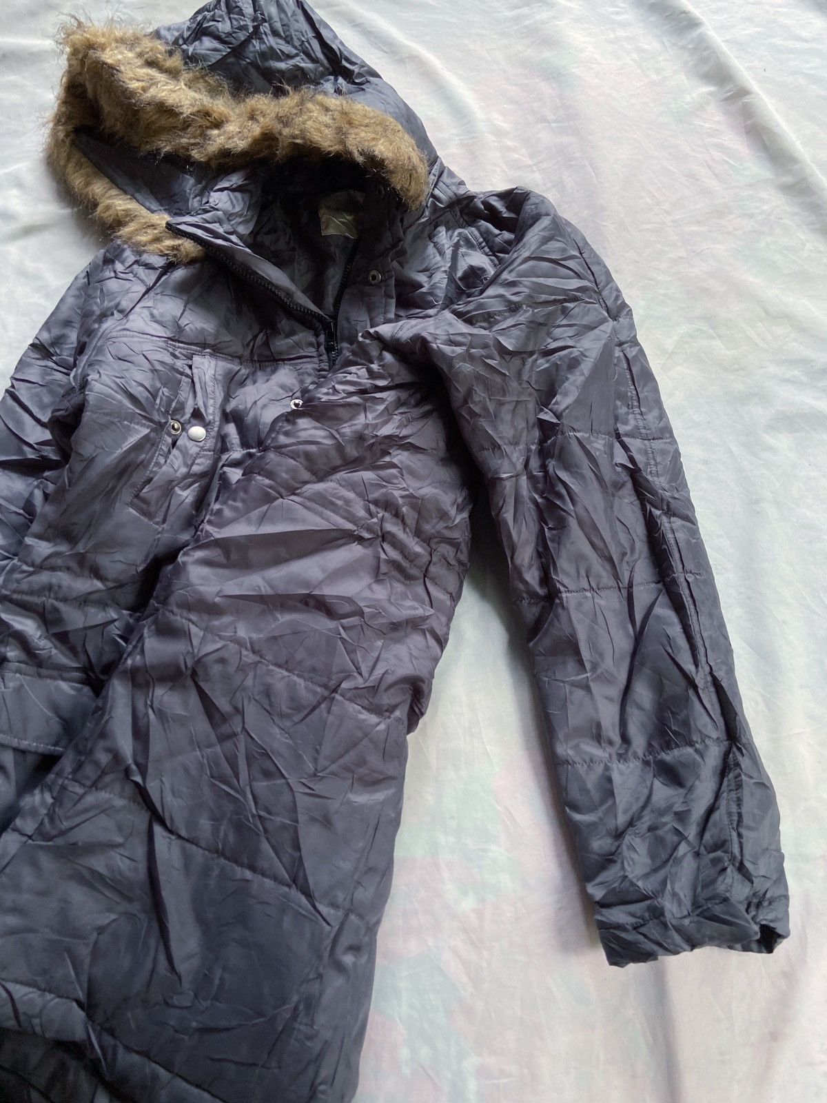 If Six Was Nine JAPANESE B.C FACTORY COAT FUR JACKET Size US L / EU 52-54 / 3 - 3 Thumbnail