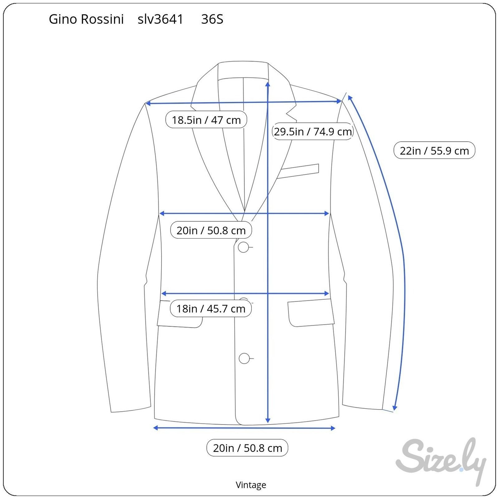 Other Gino Rossini Mens Super 150s Cashmere Blend Blazer Jacket Ch Size 36S - 10 Thumbnail