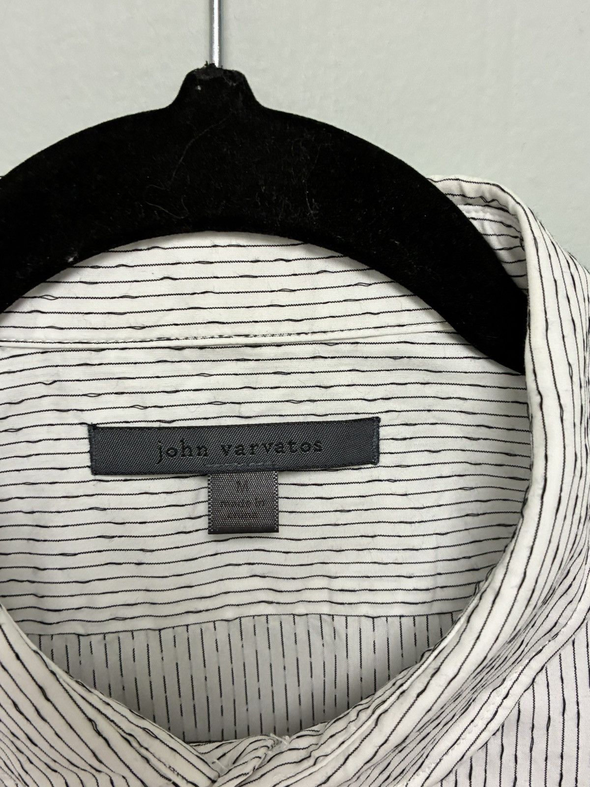 John Varvatos Irregular Stripe Shirt Size Medium. Size US M / EU 48-50 / 2 - 3 Thumbnail
