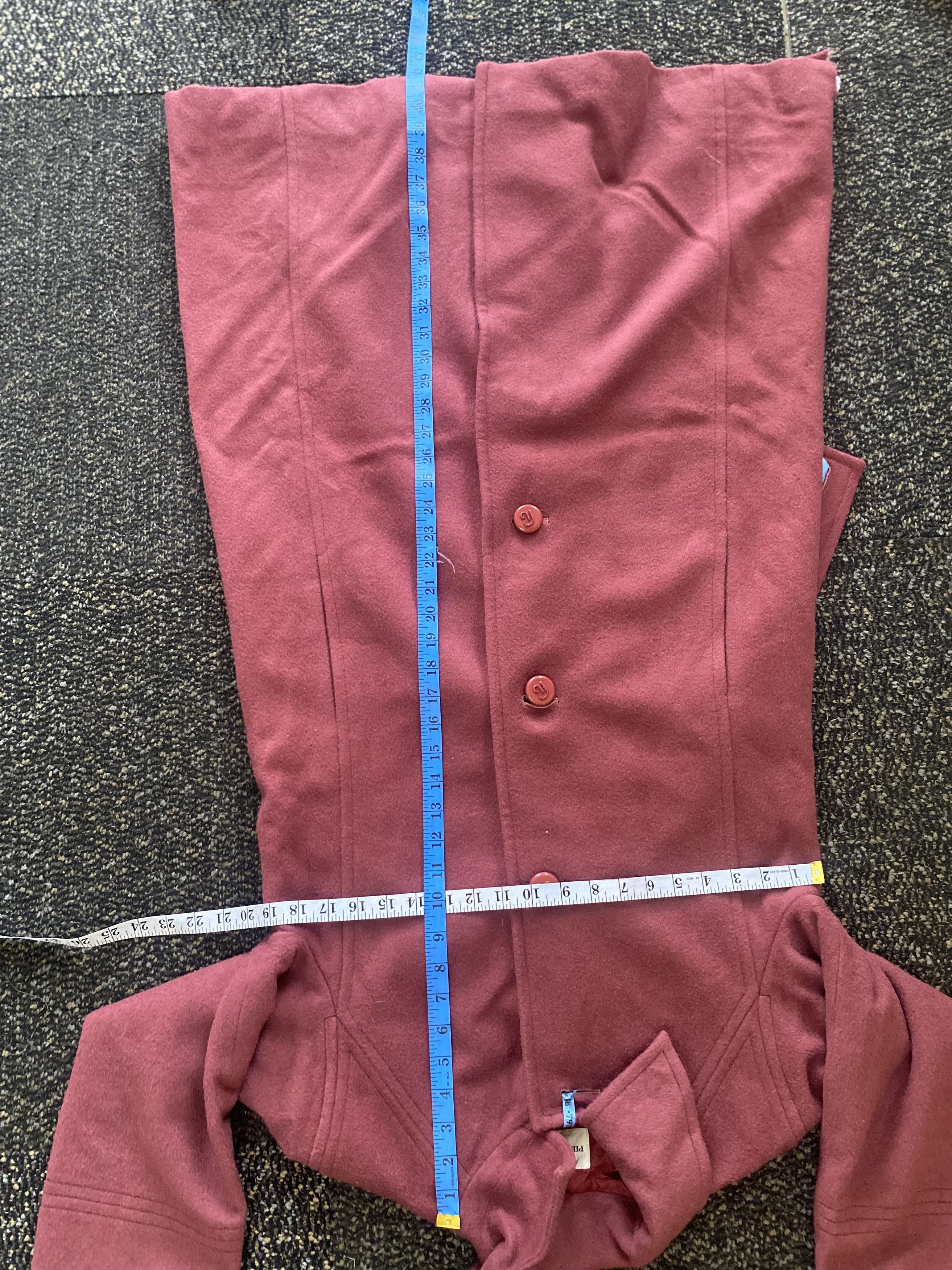 Balmain × Pierre Balmain Pierre Balmain wool long jacket Size M / US 6-8 / IT 42-44 - 5 Thumbnail