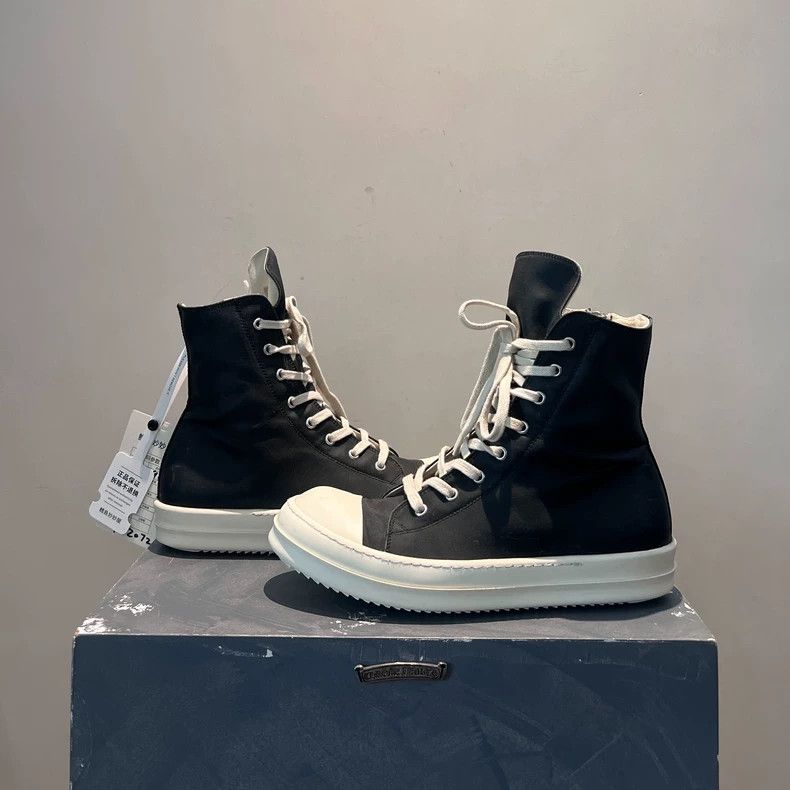 Rick Owens Rick Owens Secondary Line High Top Nylon Material Converse Size US 10.5 / IT 40.5 - 2 Thumbnail