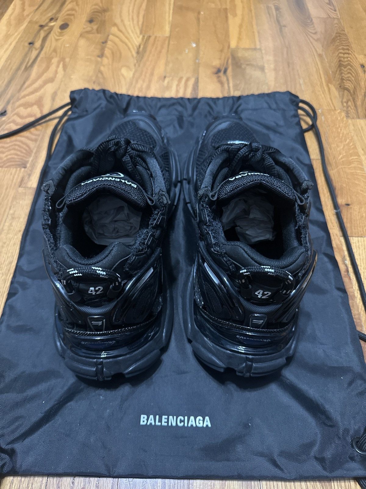 Balenciaga Balenciaga Runner Matte Black Size US 9 / EU 42 - 12 Thumbnail