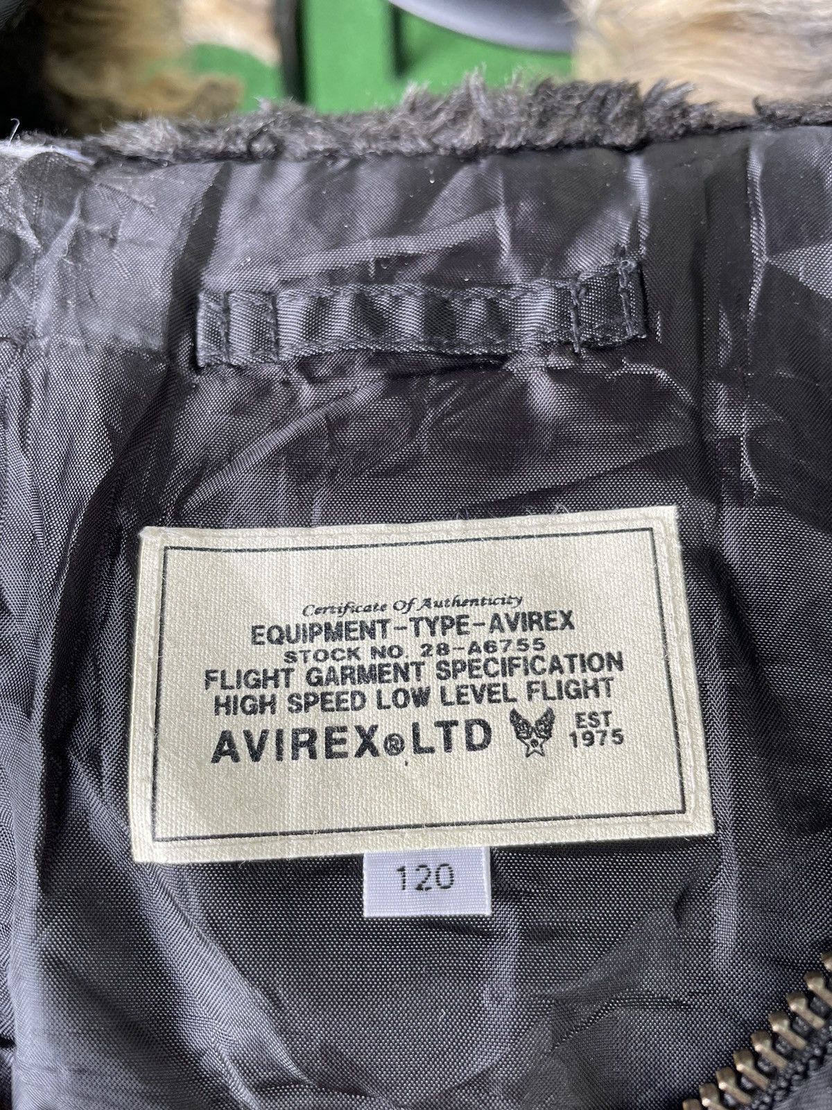 Avirex Avirex Mohair Hoodie Backhit Logo Bomber Jacket Size US S / EU 44-46 / 1 - 9 Thumbnail