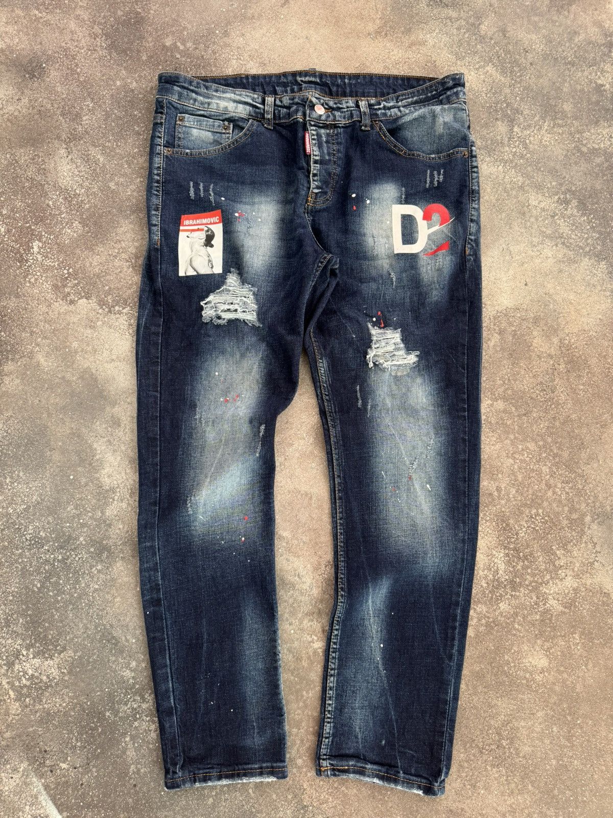 Dsquared2 DSQUARED2 x ZLATAN IBRAHIMOVIC JEANS Size US 34 / EU 50 - 5 Thumbnail
