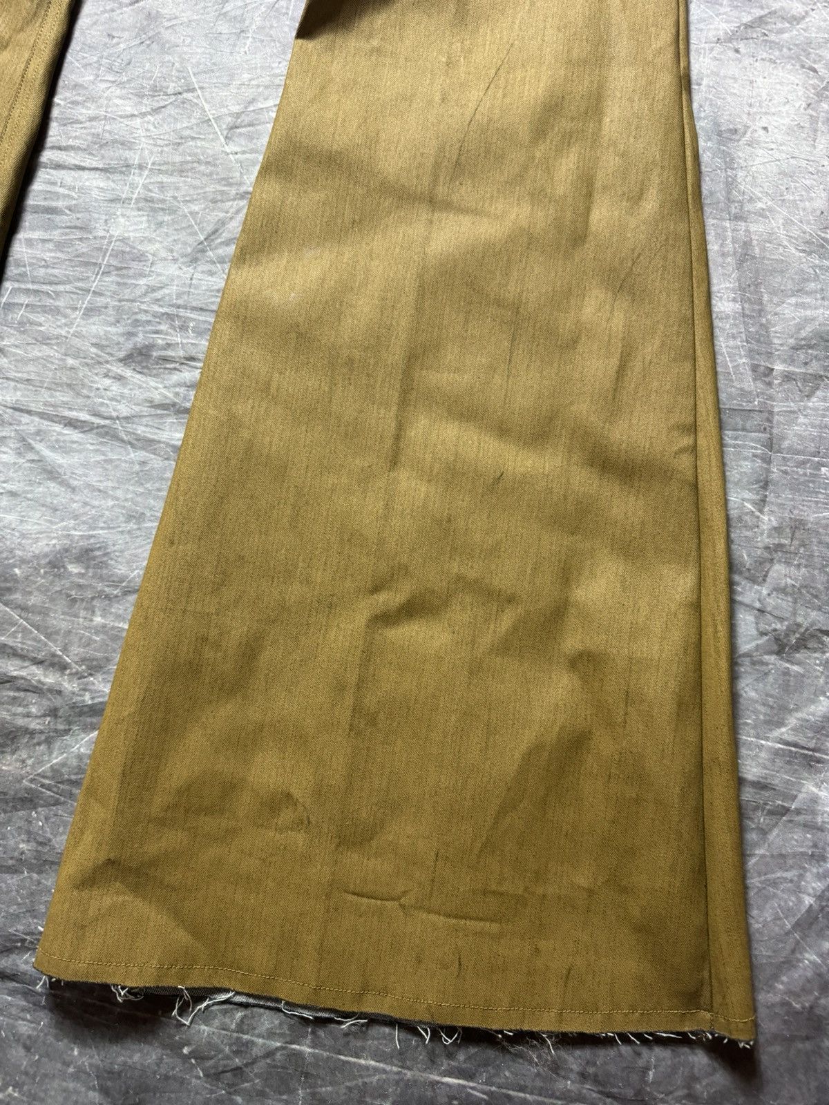 Rick Owens Rick Owens FW24 Porterville Bolan Cut Jeans in Honey Size US 31 - 8 Thumbnail