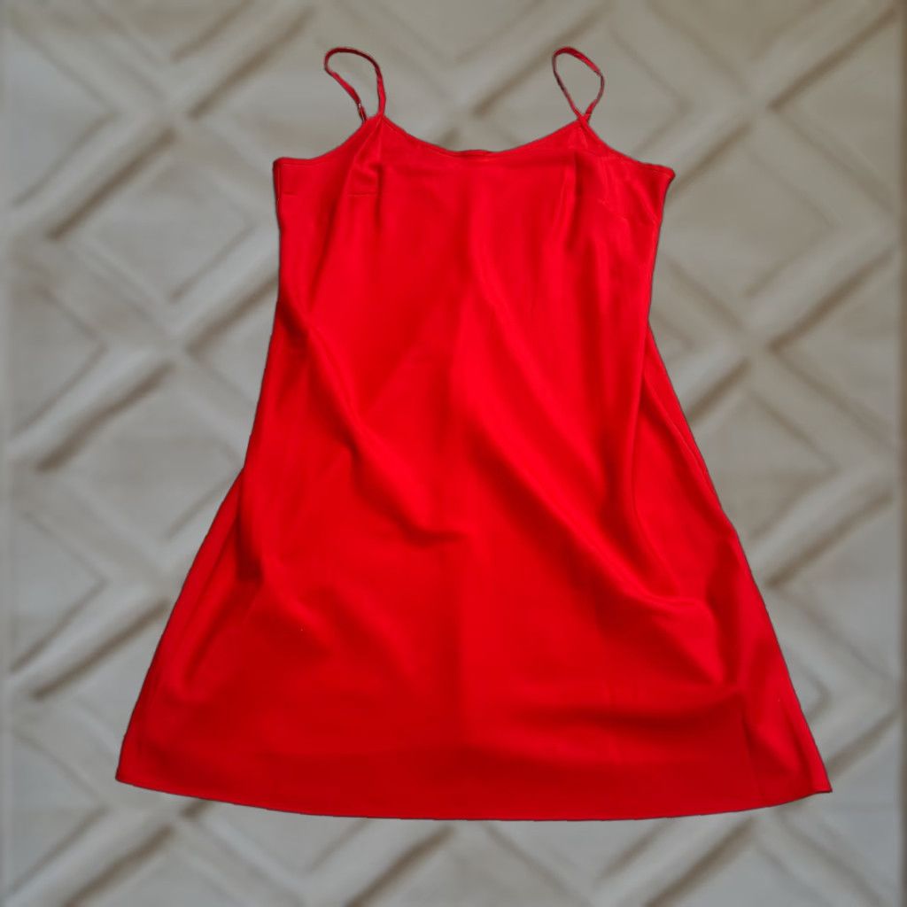 Nanette Lepore Nanette Lepore Slip Dress Womens 10 Red Camisole Spaghetti Adjustable Strap NWOT Dress Slip Red Nanette Lepore Womens 10 Size L / US 10 / IT 46 - 1 Thumbnail
