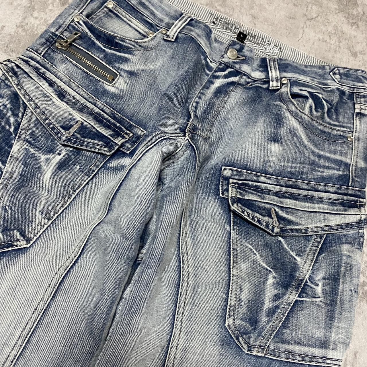 Other Blue denim Jorts shorts vintage y2k baggy rap hip hop Size US 34 / EU 50 - 5 Thumbnail