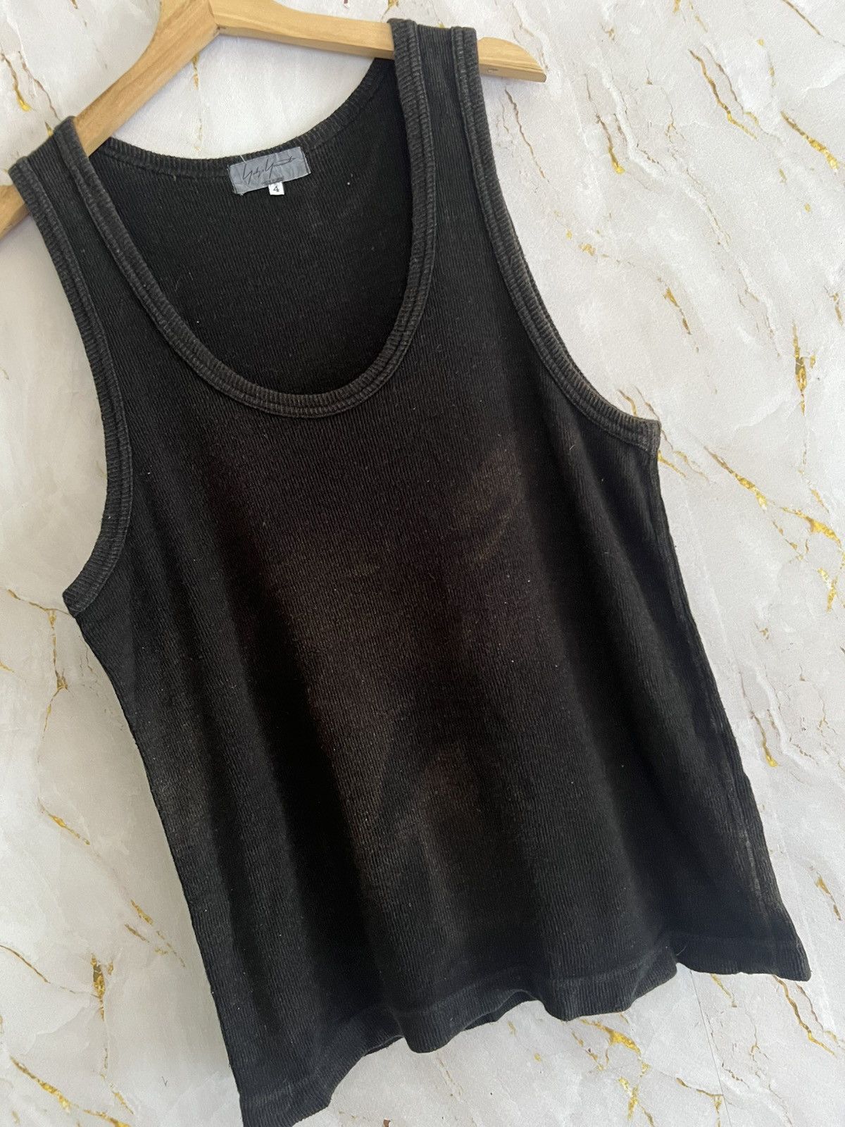 Yohji Yamamoto Yohji Yamamoto Sleeveless TShirt–Avant-Garde Archive Size US M / EU 48-50 / 2 - 3 Thumbnail