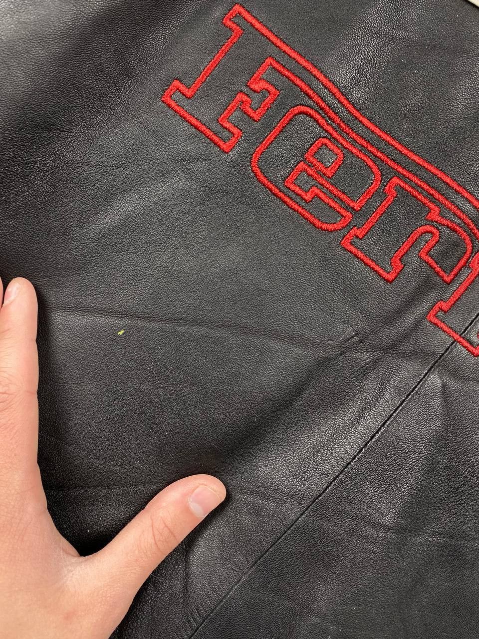 Ferrari Vintage Ferrari Racing Leather Jacket F1 Big Logo Men Size US XL / EU 56 / 4 - 22 Thumbnail