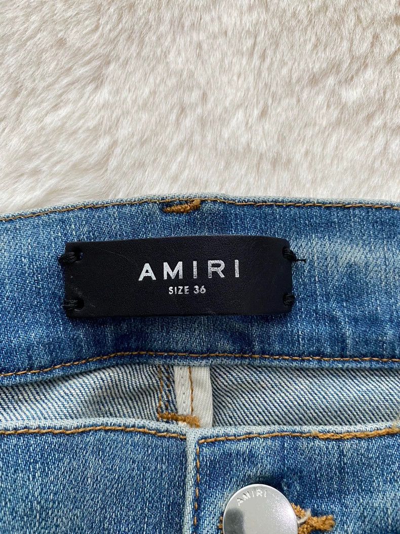 Amiri Amiri Washed blue patchwork MX1 jeans 2502-Nextarrow Size US 36 / EU 52 - 2 Thumbnail